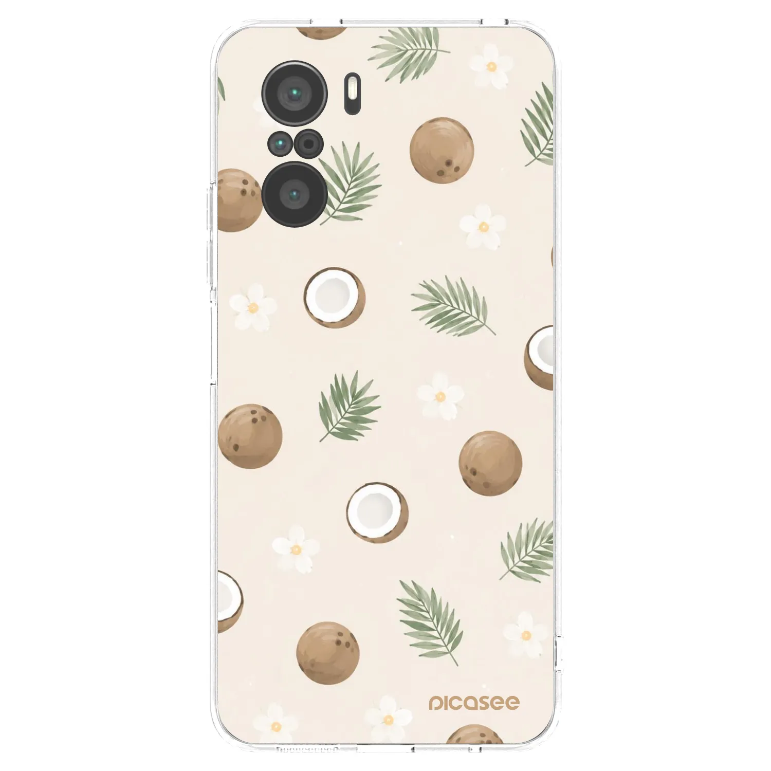 Picasee διαφανής θήκη σιλικόνης Xiaomi Poco F3 - Coconut Breeze