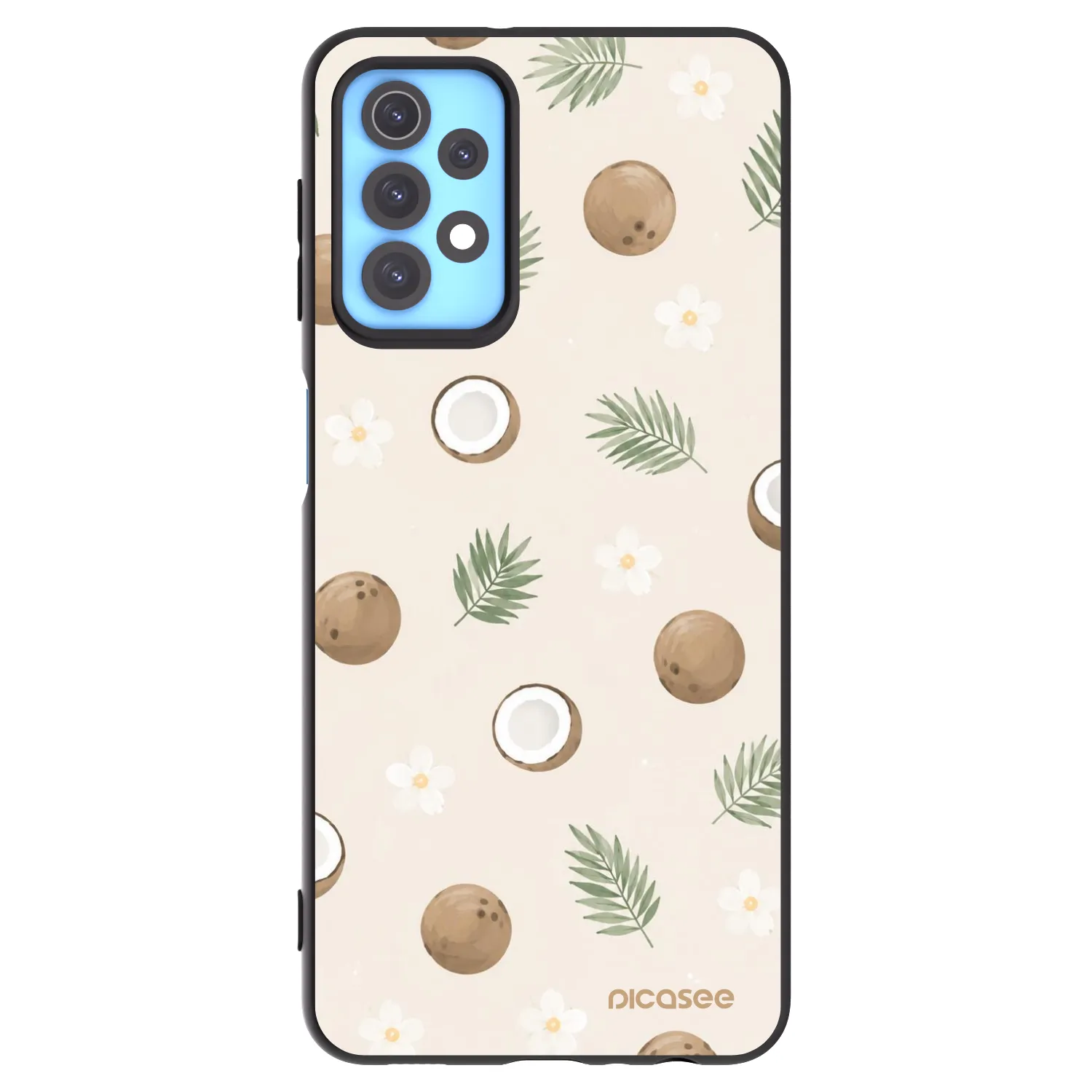 Picasee Μαύρη θήκη σιλικόνης για Samsung Galaxy A32 4G SM-A325F - Coconut Breeze