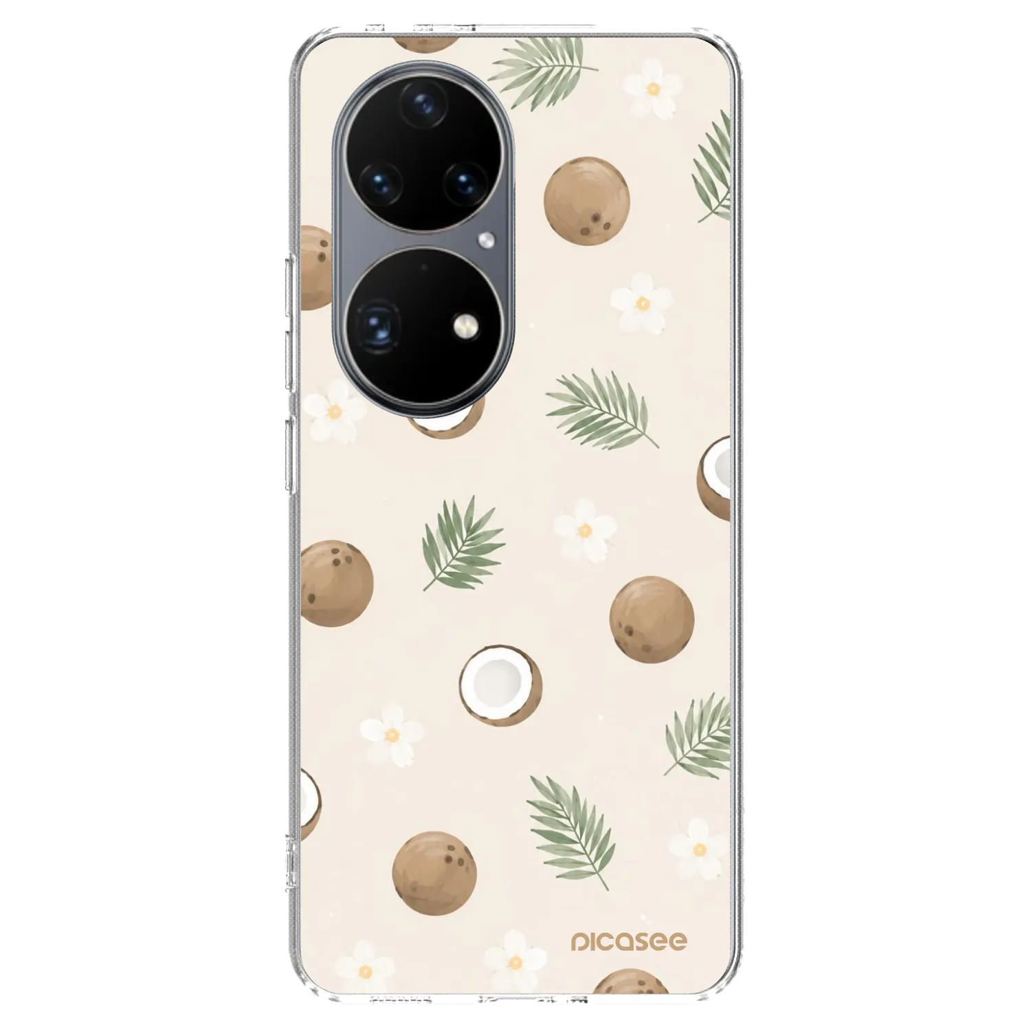 Picasee διαφανής θήκη σιλικόνης Huawei P50 - Coconut Breeze