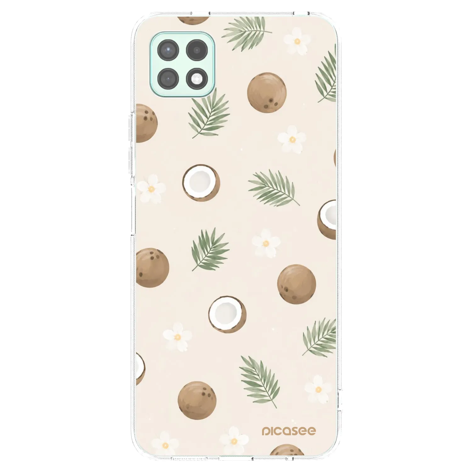 Picasee διαφανής θήκη σιλικόνης Samsung Galaxy A22 A226B 5G - Coconut Breeze