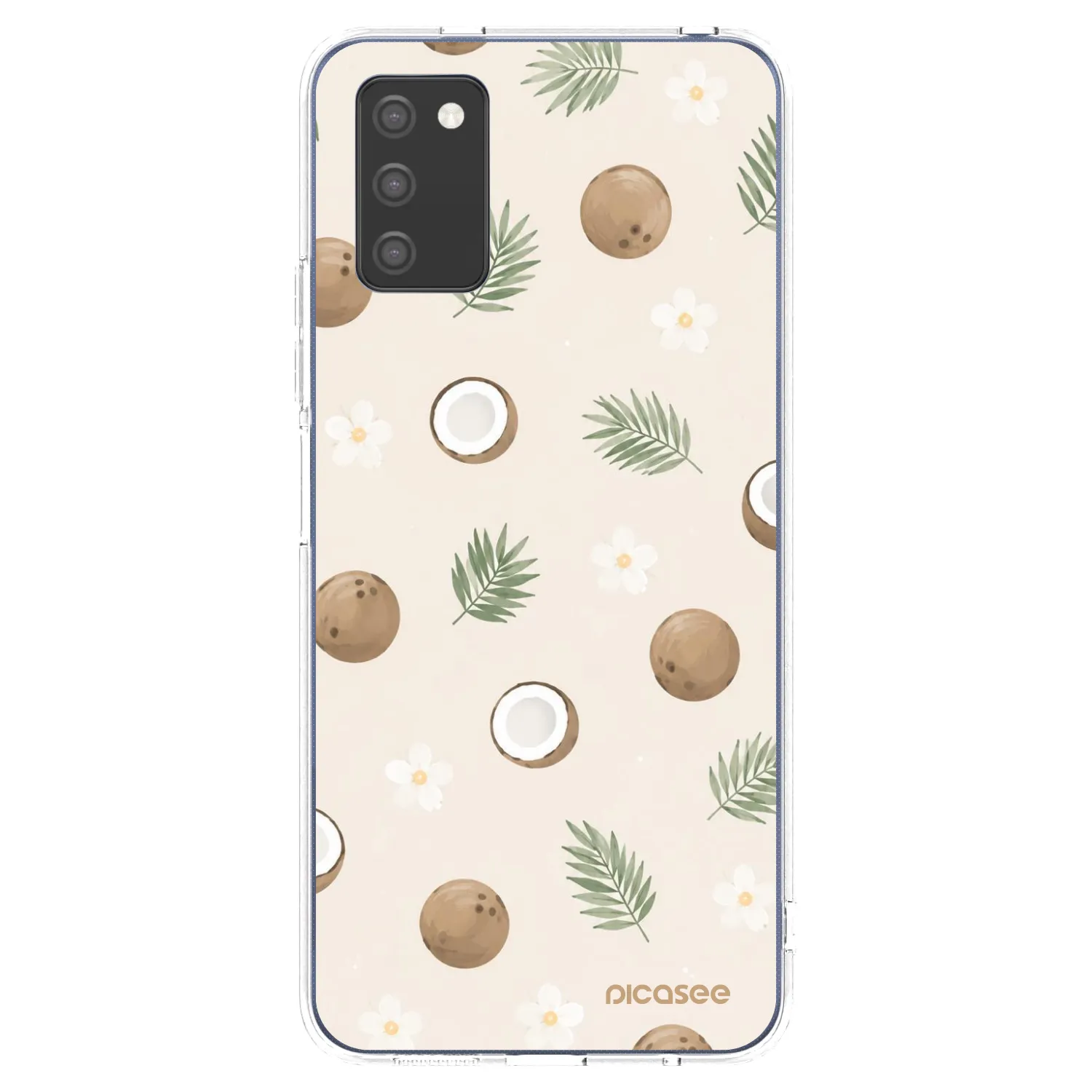 Picasee διαφανής θήκη σιλικόνης Samsung Galaxy A02s A025G - Coconut Breeze