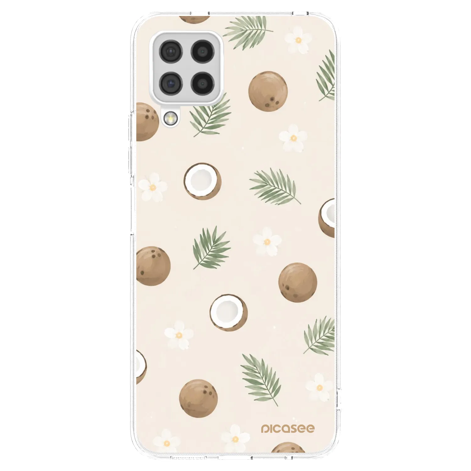 Picasee διαφανής θήκη σιλικόνης Samsung Galaxy A22 A225F 4G - Coconut Breeze