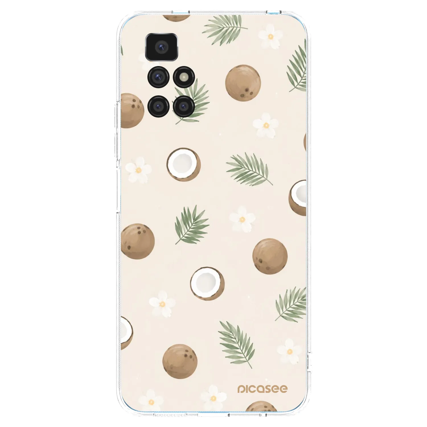 Picasee διαφανής θήκη σιλικόνης Xiaomi Redmi 10 - Coconut Breeze