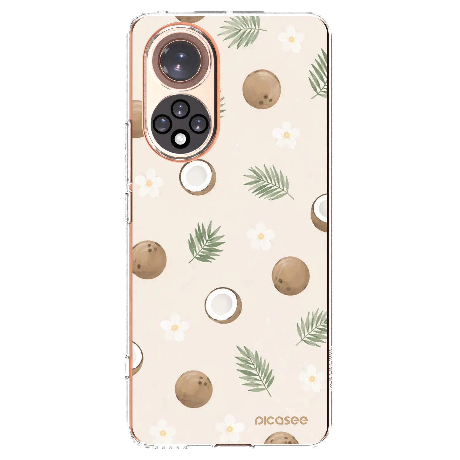 Picasee διαφανής θήκη σιλικόνης Honor 50 5G - Coconut Breeze