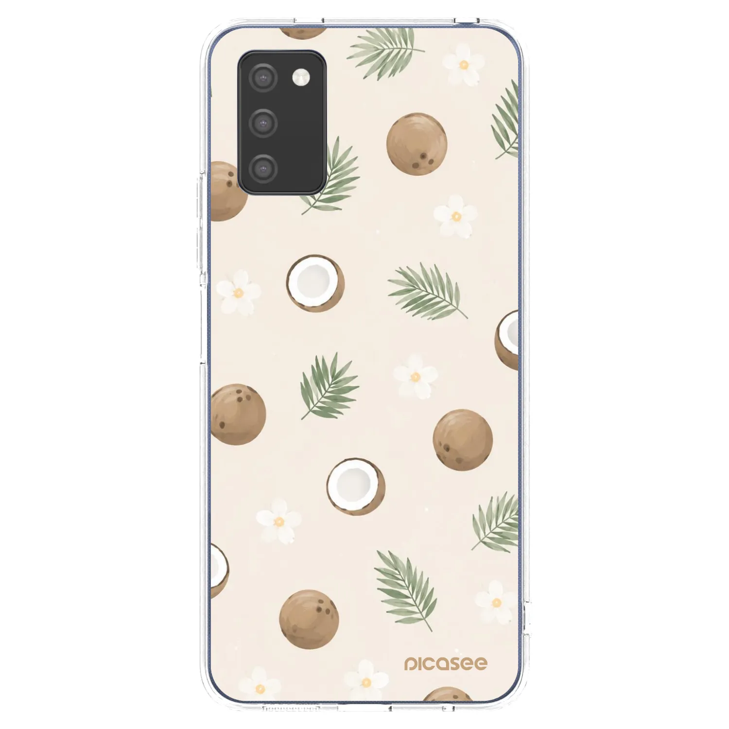 Picasee διαφανής θήκη σιλικόνης Samsung Galaxy A03s A037G - Coconut Breeze