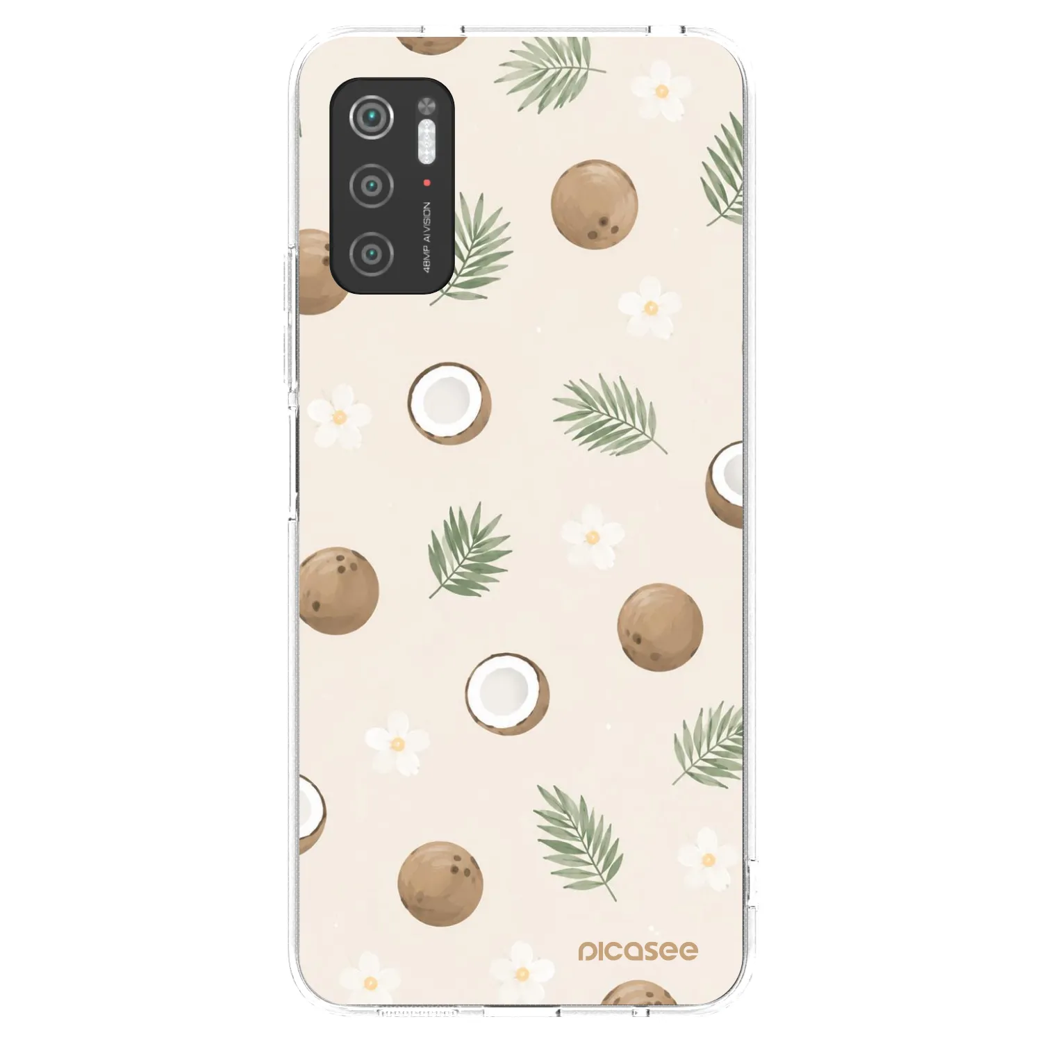Picasee διαφανής θήκη σιλικόνης Xiaomi Poco M3 Pro 5G - Coconut Breeze