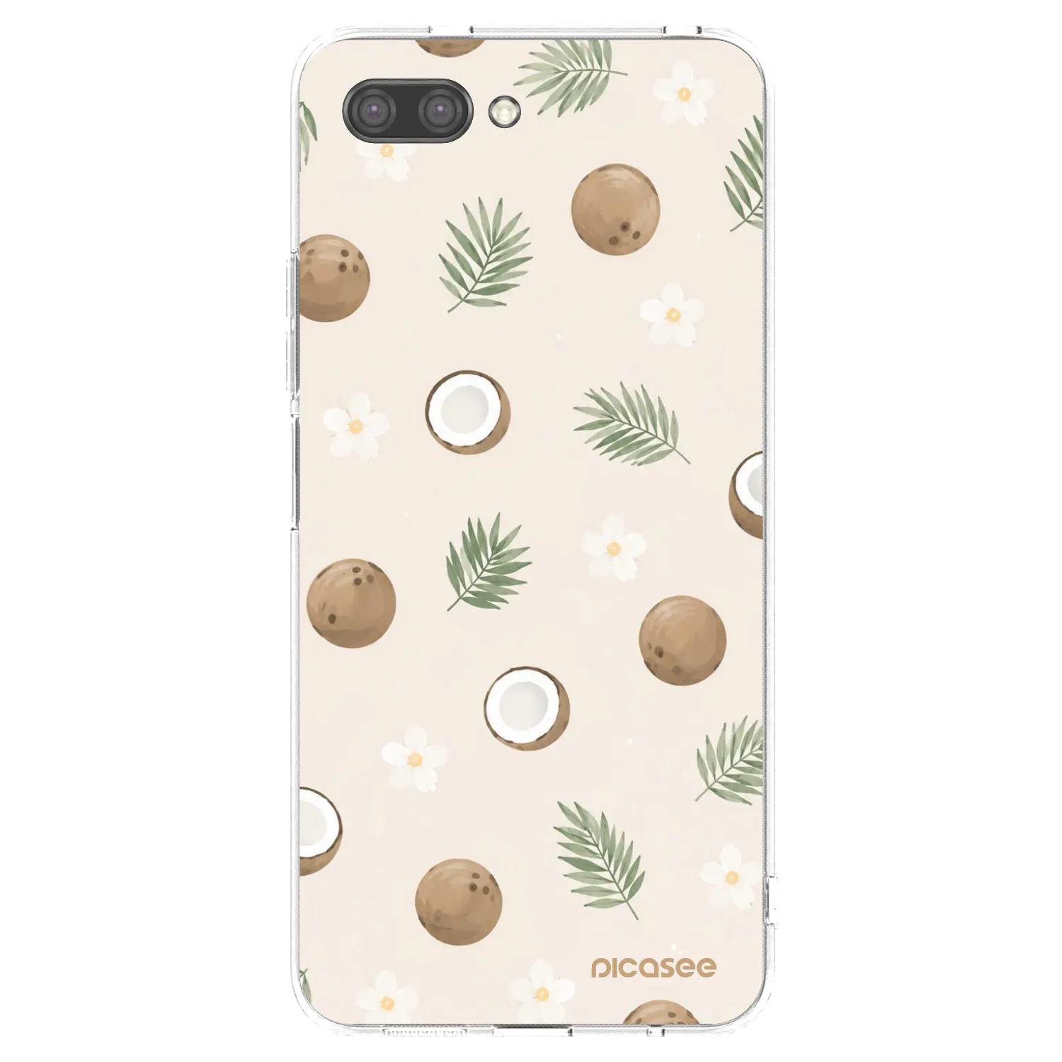 Picasee διαφανής θήκη σιλικόνης Honor 10 - Coconut Breeze