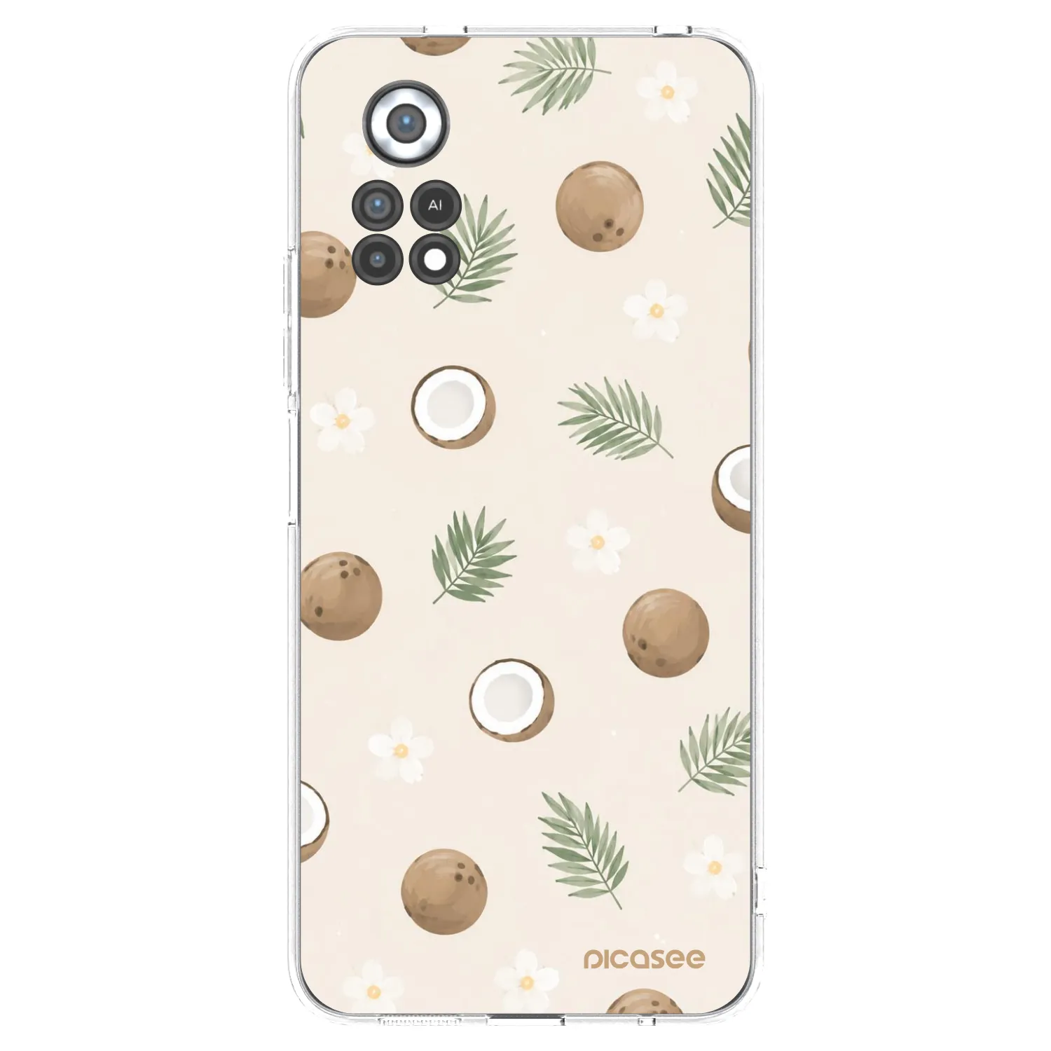 Picasee διαφανής θήκη σιλικόνης Xiaomi Poco X4 Pro 5G - Coconut Breeze