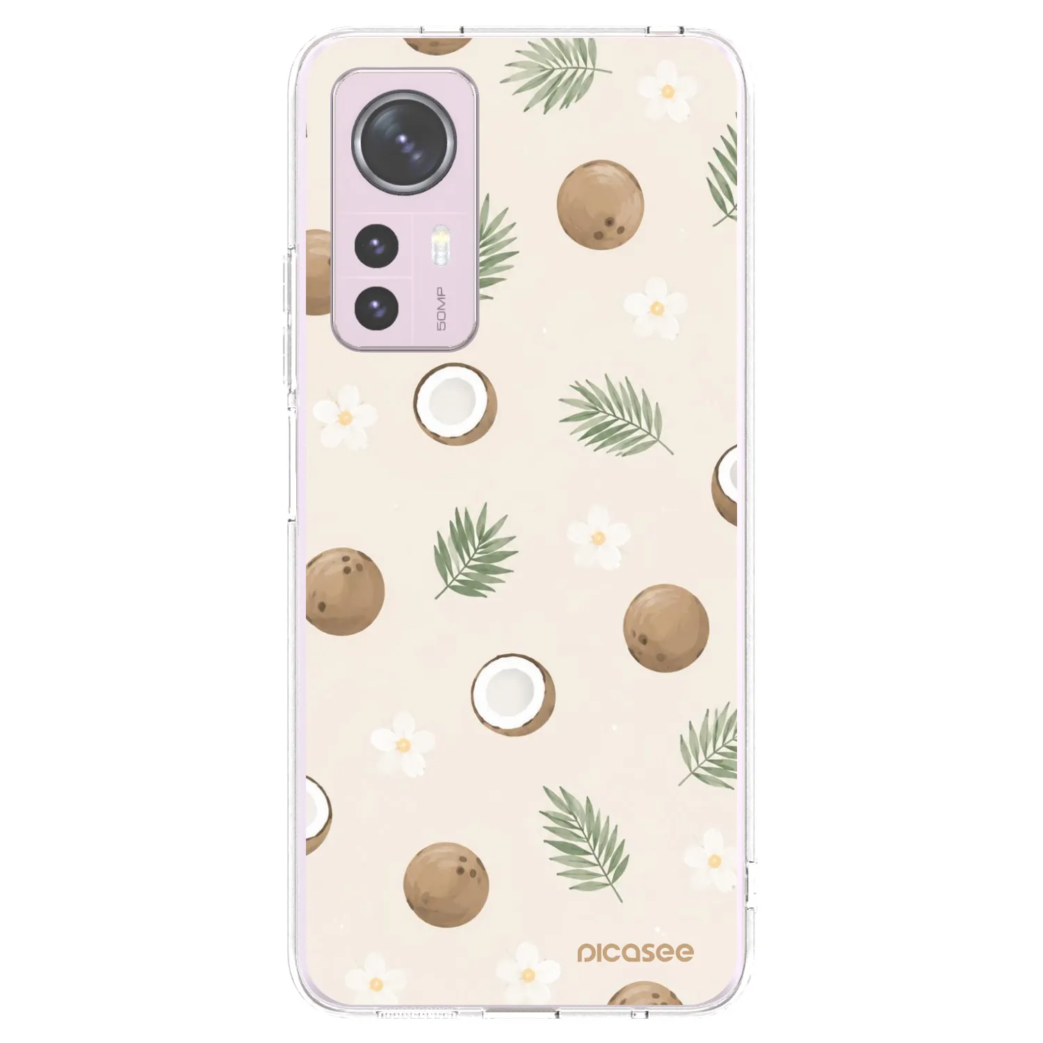 Picasee διαφανής θήκη σιλικόνης Xiaomi 12 - Coconut Breeze