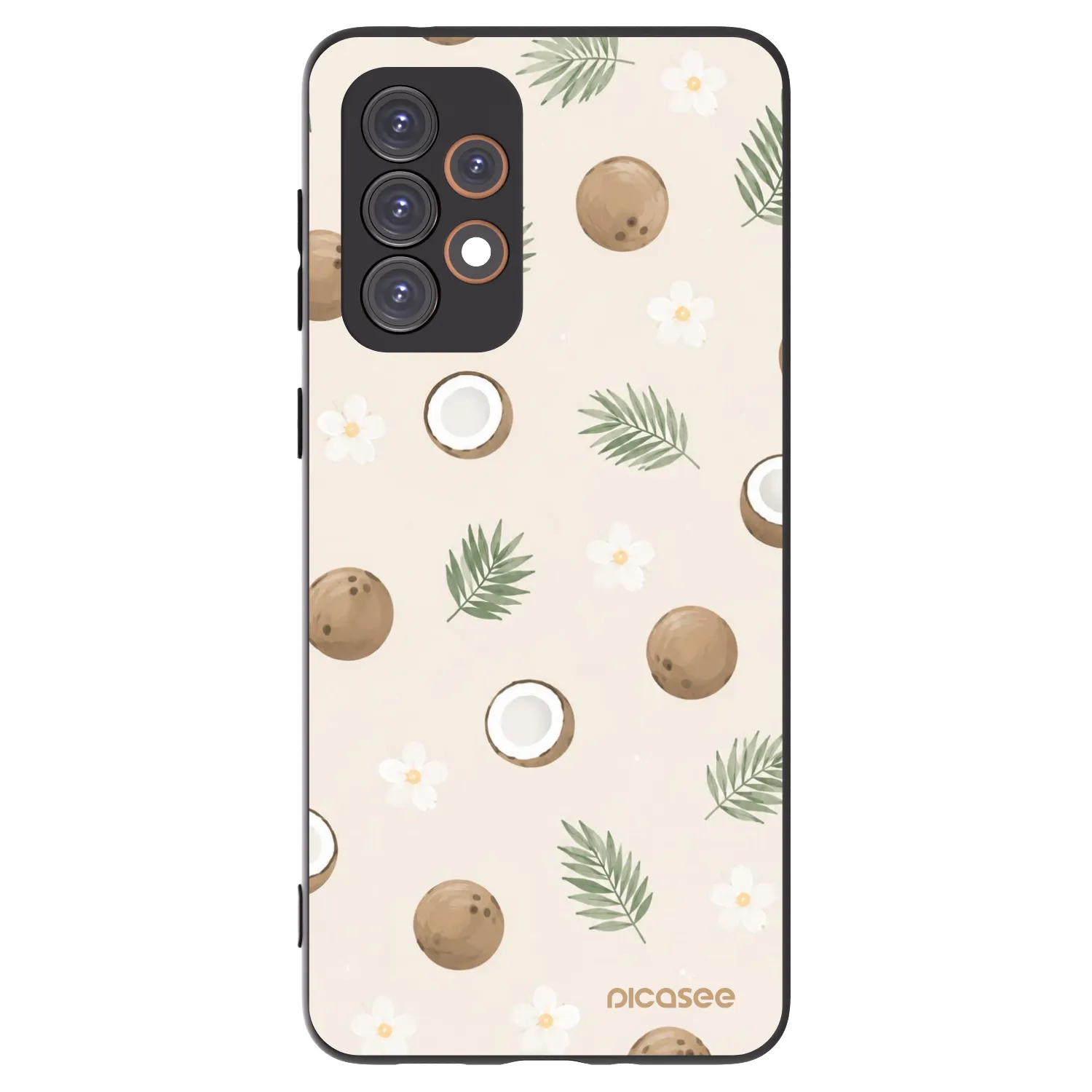 Picasee Μαύρη θήκη σιλικόνης για Samsung Galaxy A33 5G A336 - Coconut Breeze