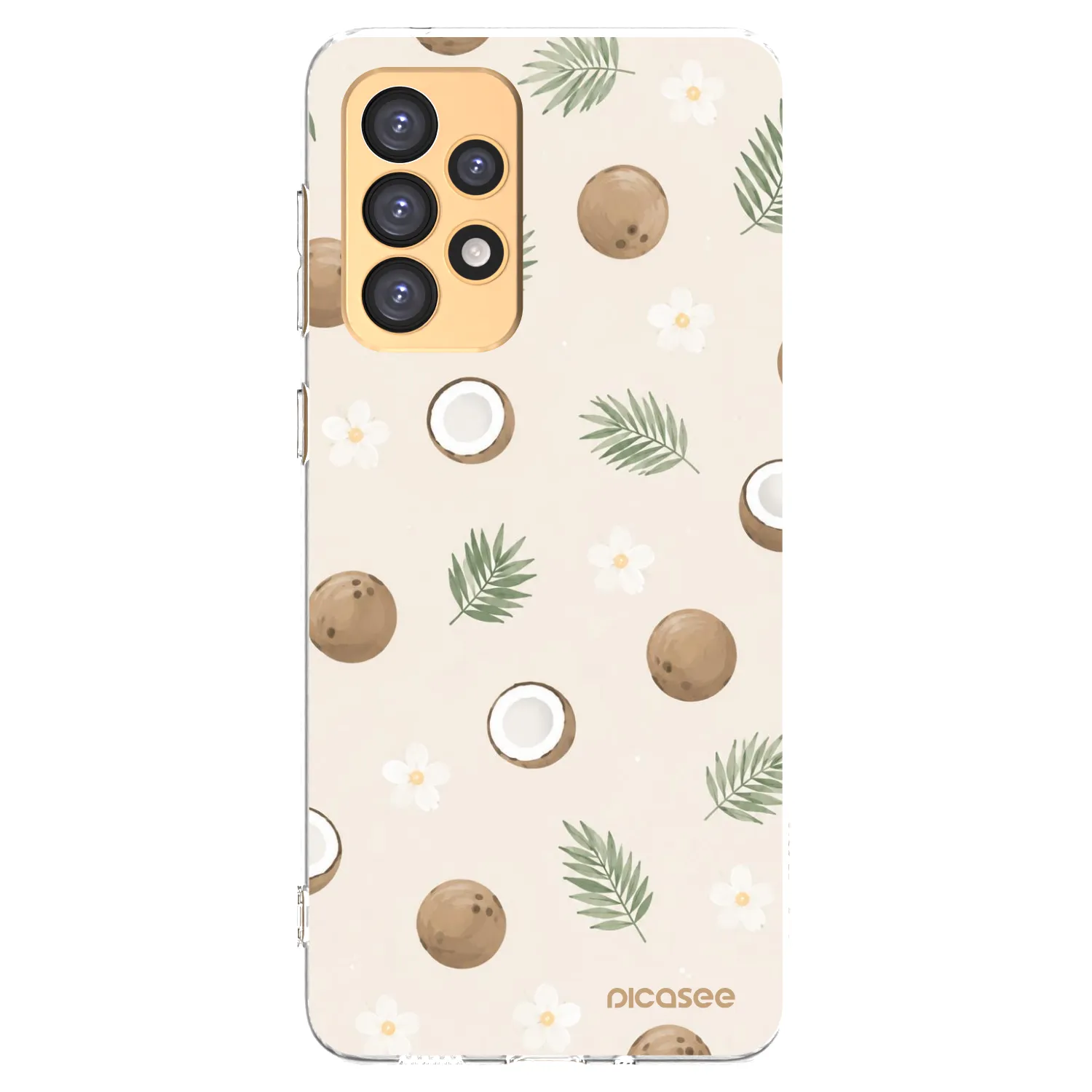 Picasee διαφανής θήκη σιλικόνης Samsung Galaxy A33 5G A336 - Coconut Breeze