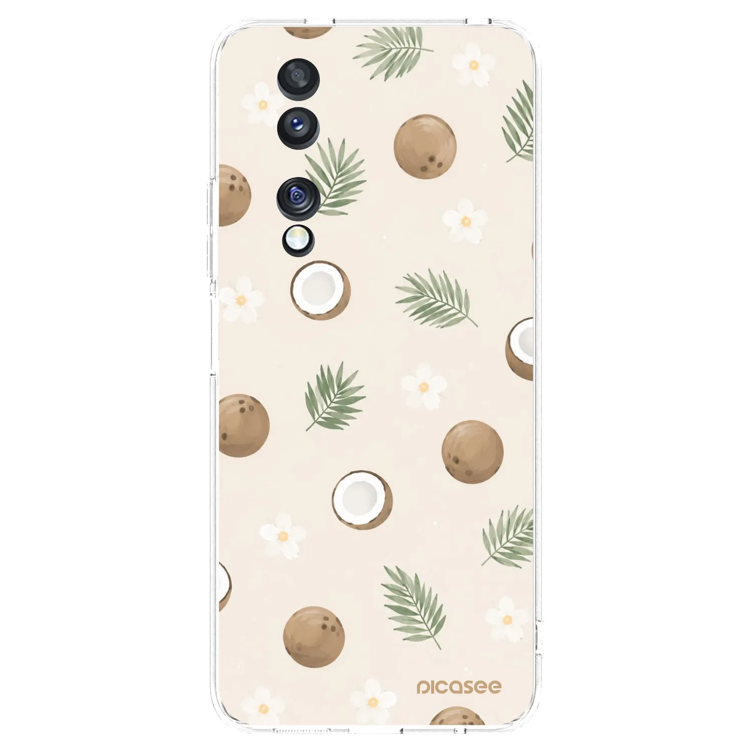 Picasee διαφανής θήκη σιλικόνης Honor 70 - Coconut Breeze