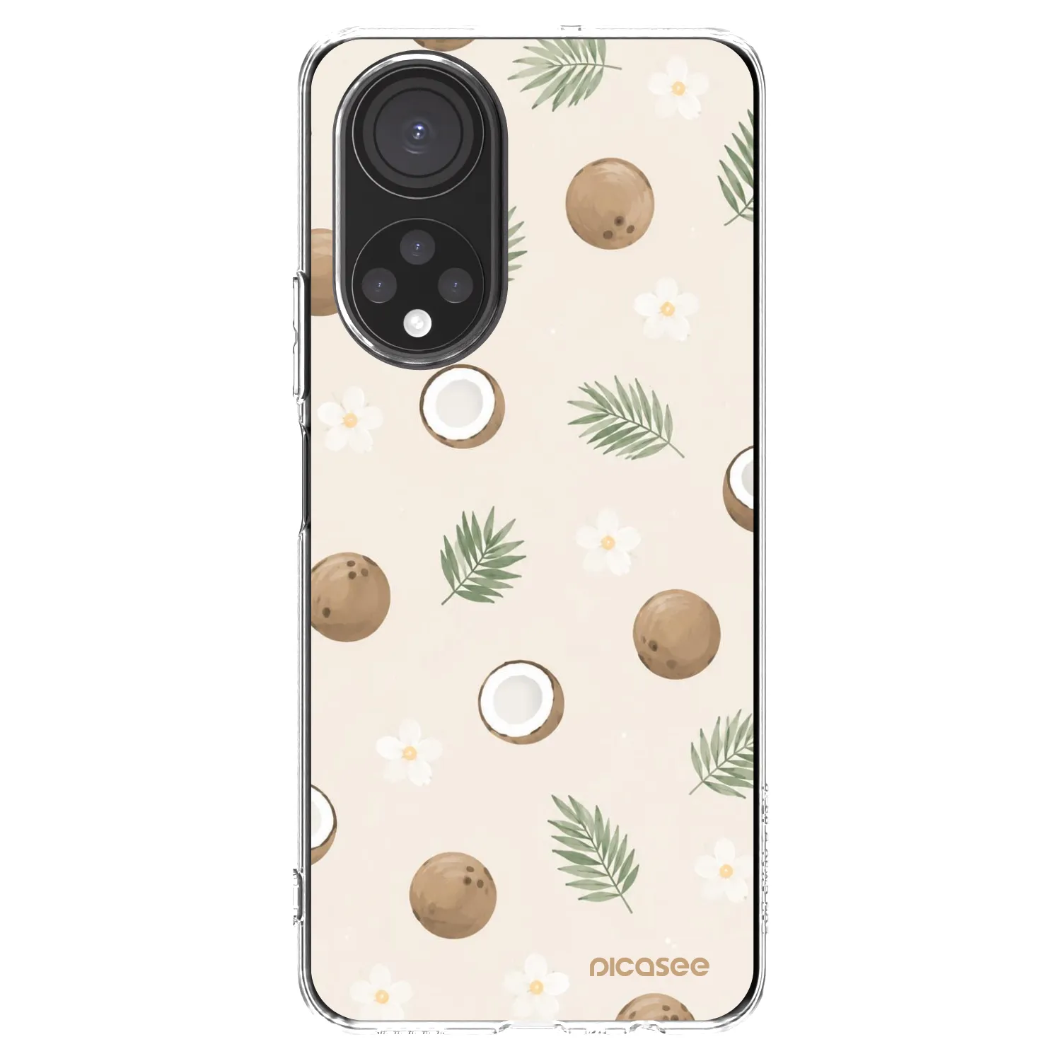 Picasee διαφανής θήκη σιλικόνης Honor X7 - Coconut Breeze