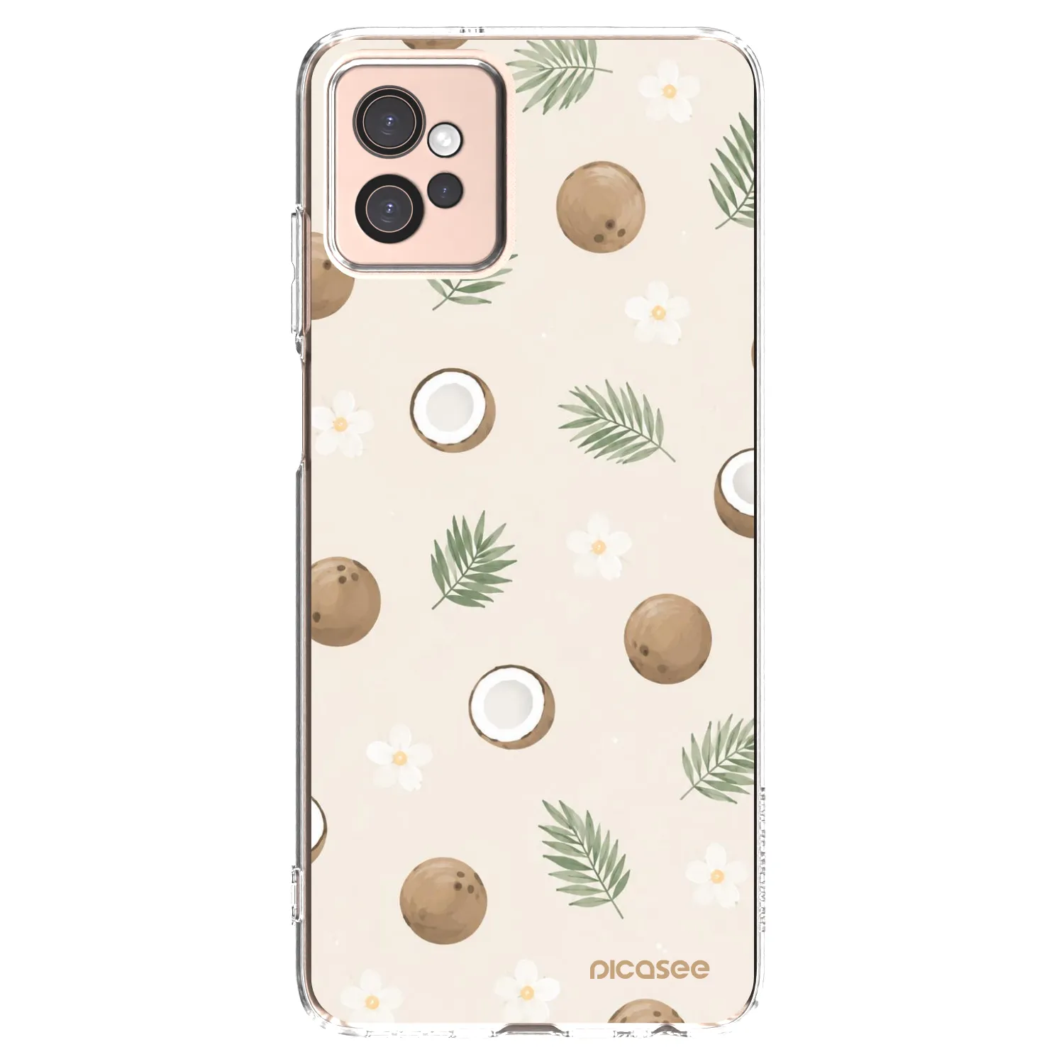 Picasee διαφανής θήκη σιλικόνης Motorola Moto G32 - Coconut Breeze