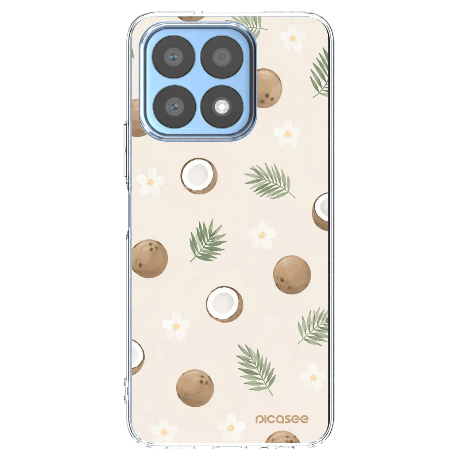 Picasee διαφανής θήκη σιλικόνης Honor X8a - Coconut Breeze