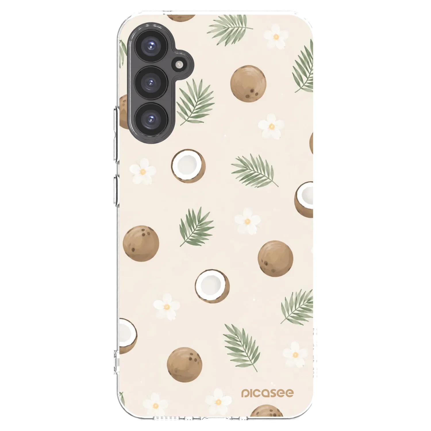 Picasee διαφανής θήκη σιλικόνης Samsung Galaxy A34 5G A346B - Coconut Breeze
