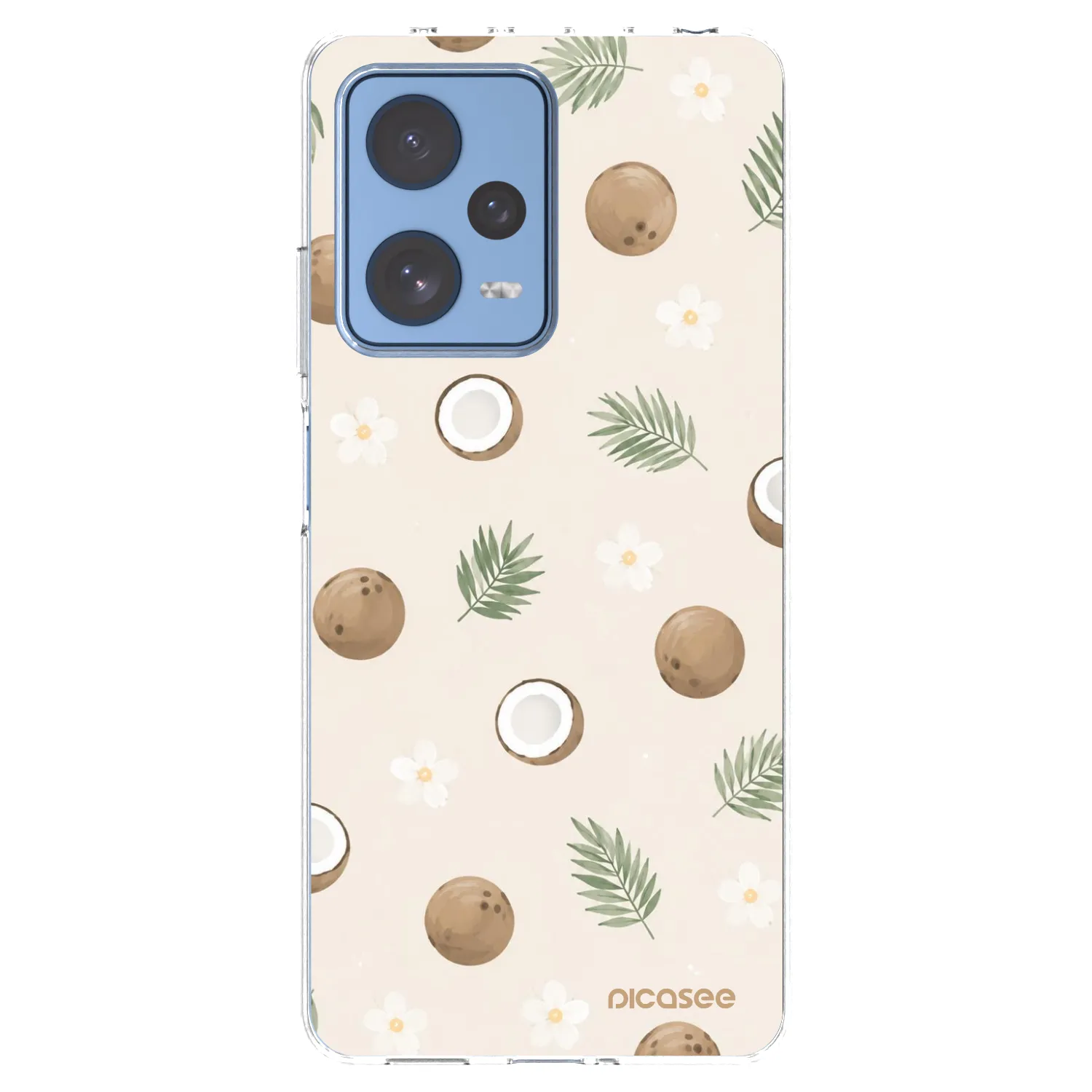 Picasee διαφανής θήκη σιλικόνης Xiaomi Redmi Note 12 Pro 5G - Coconut Breeze