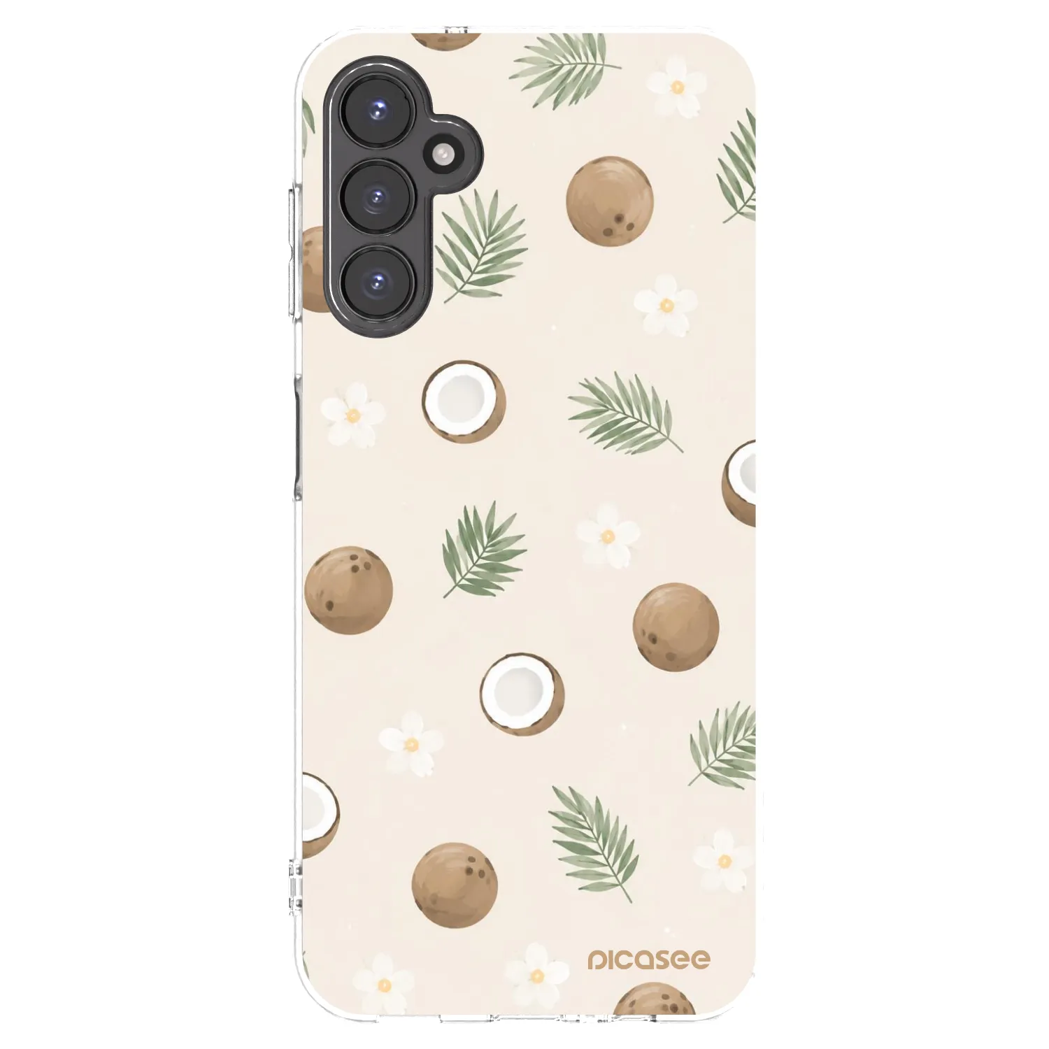 Picasee διαφανής θήκη σιλικόνης Samsung Galaxy A14 4G A145R - Coconut Breeze