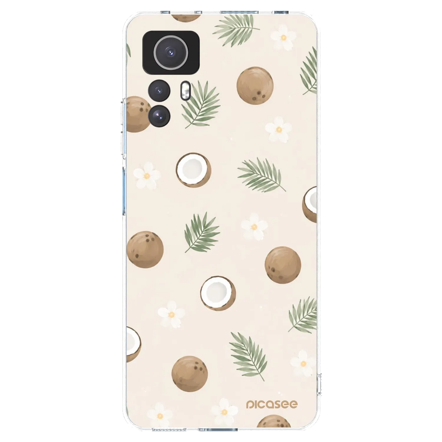 Picasee διαφανής θήκη σιλικόνης Xiaomi Redmi Note 12S - Coconut Breeze