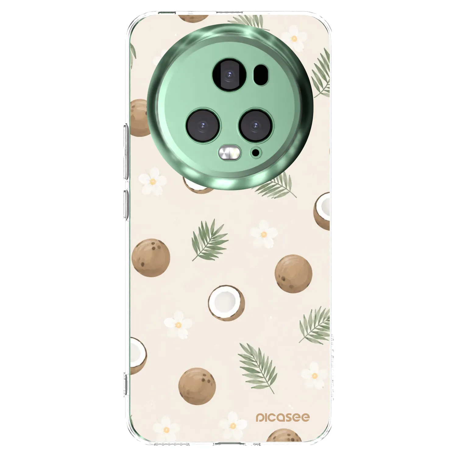 Picasee διαφανής θήκη σιλικόνης Honor Magic5 Pro - Coconut Breeze
