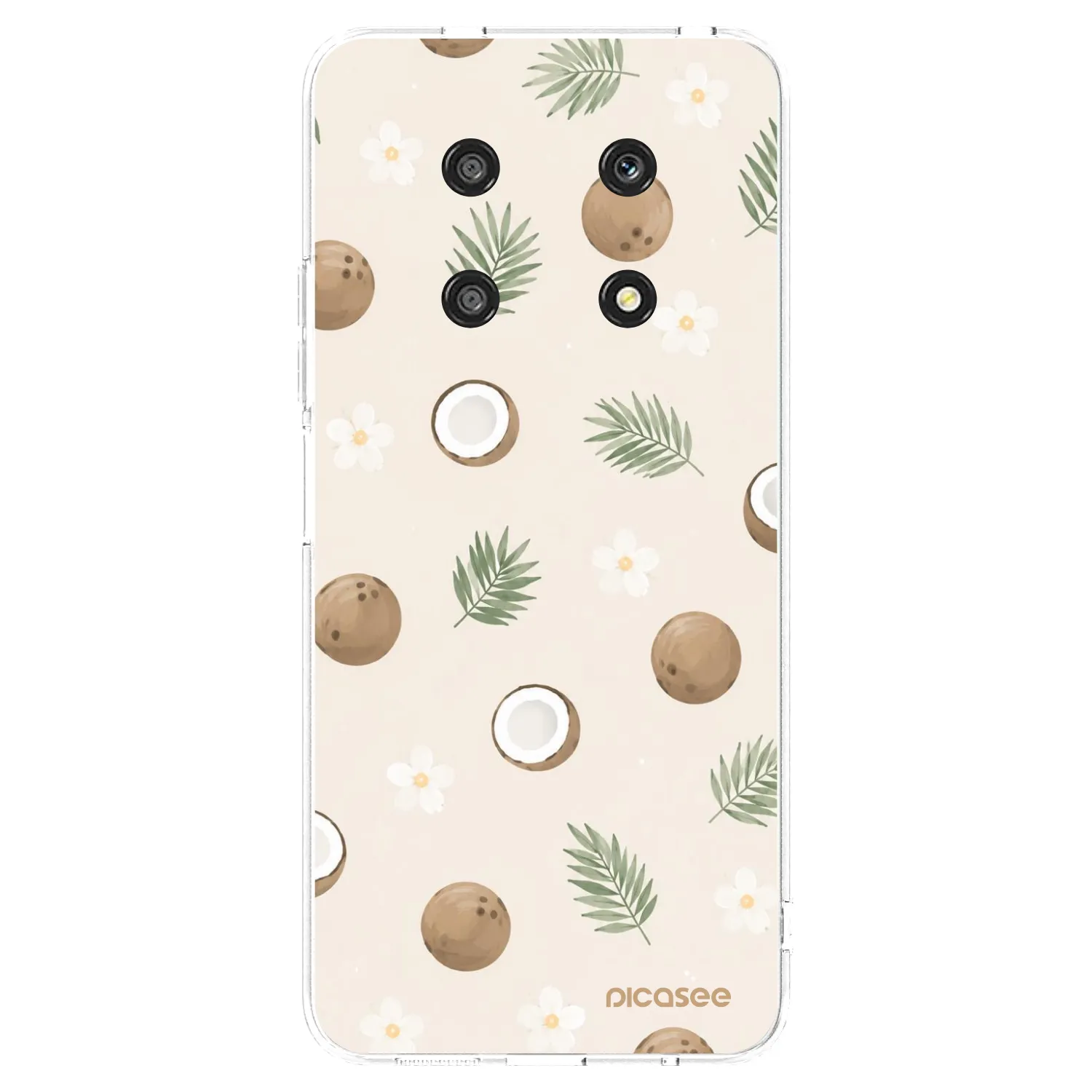 Picasee διαφανής θήκη σιλικόνης Honor Magic4 Lite 5G - Coconut Breeze