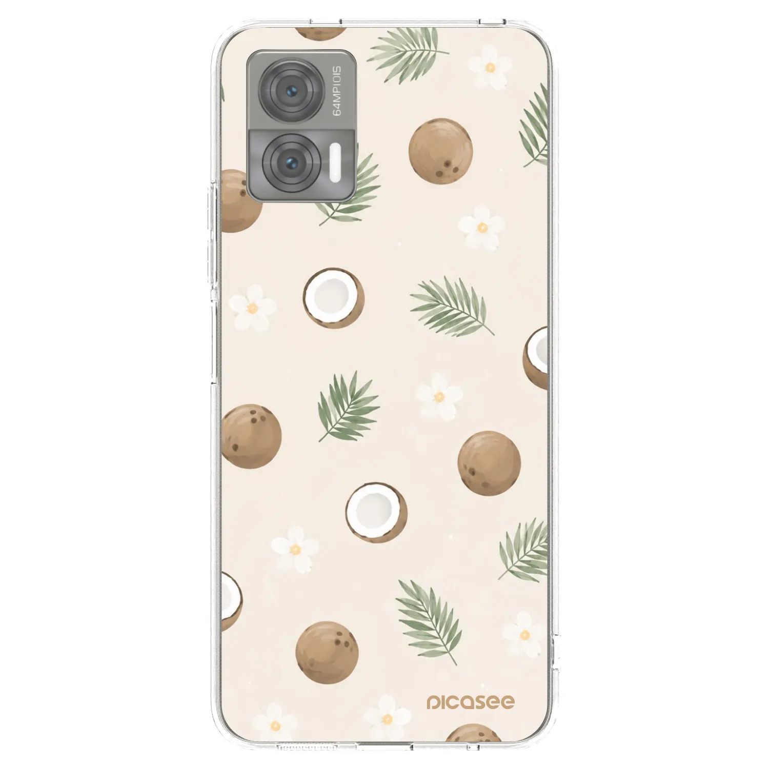 Picasee διαφανής θήκη σιλικόνης Motorola Edge 30 Neo - Coconut Breeze