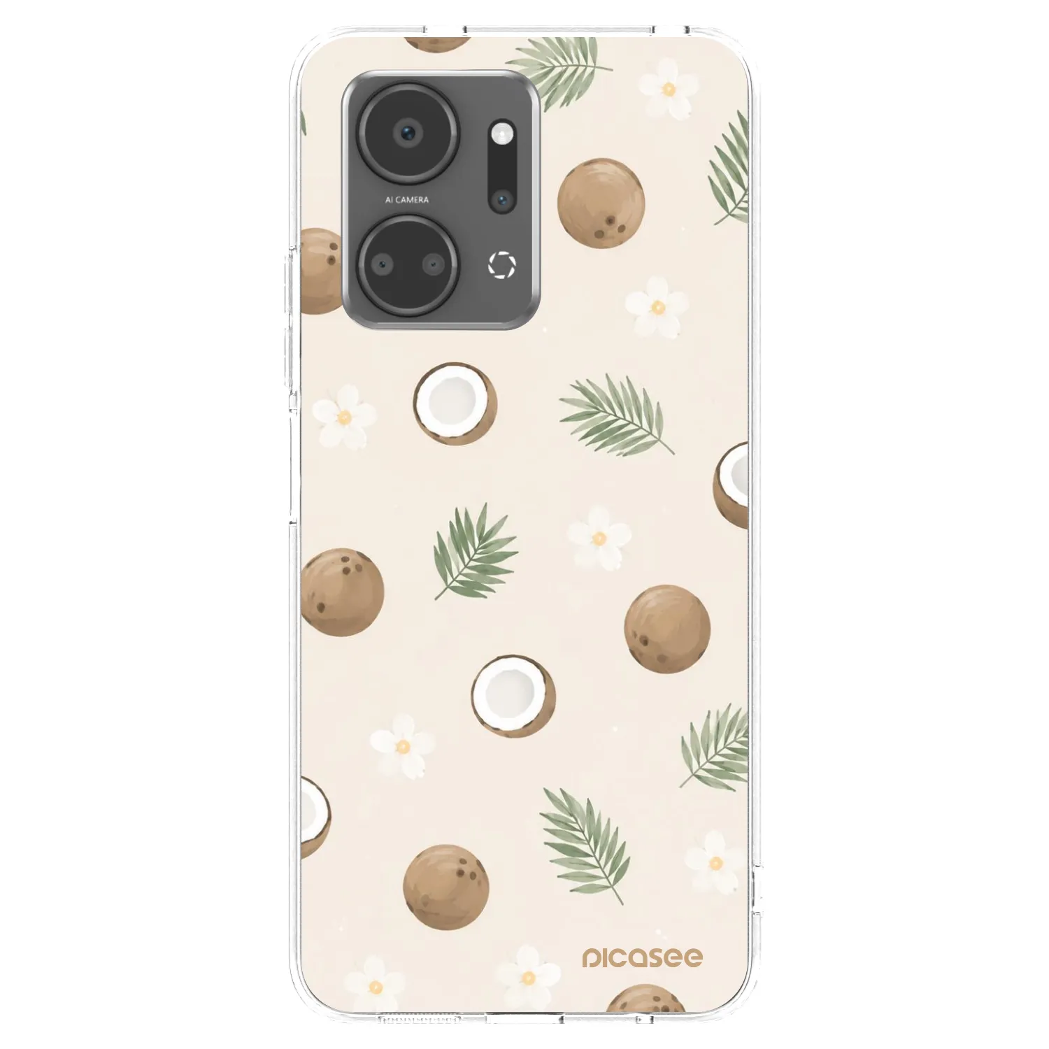 Picasee διαφανής θήκη σιλικόνης Honor X7a - Coconut Breeze