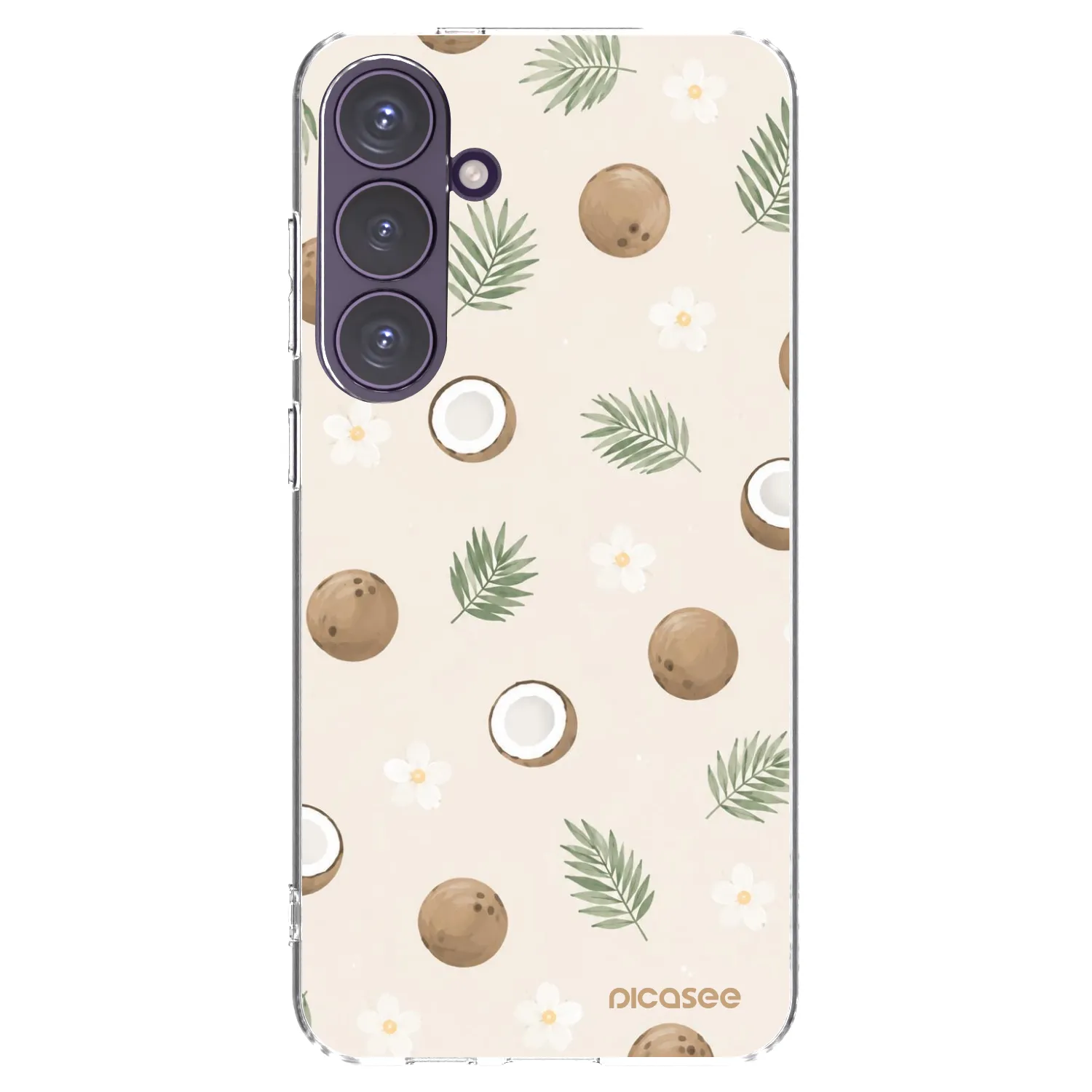 Picasee διαφανής θήκη σιλικόνης Samsung Galaxy S24+ S926B 5G - Coconut Breeze
