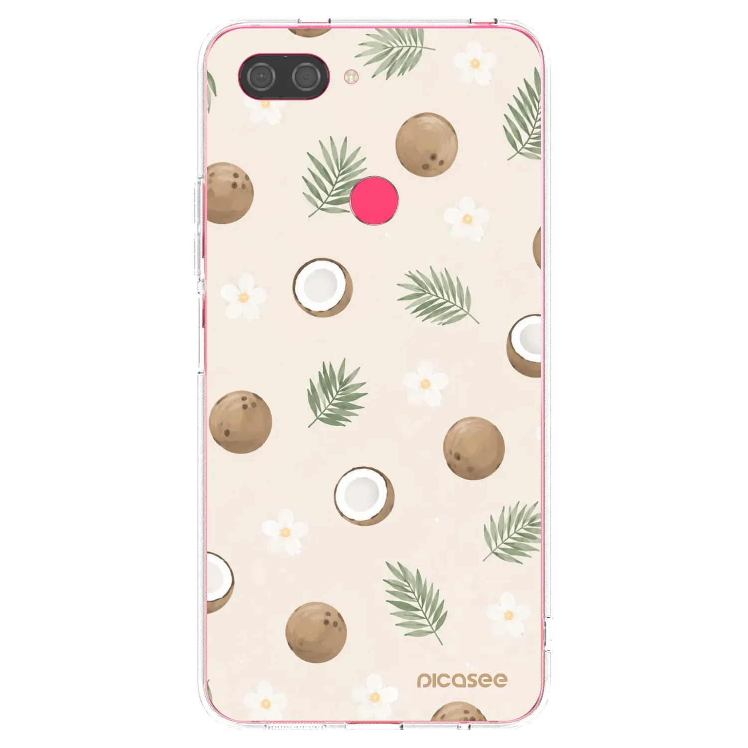 Picasee διαφανής θήκη σιλικόνης Xiaomi Mi 8 Lite - Coconut Breeze