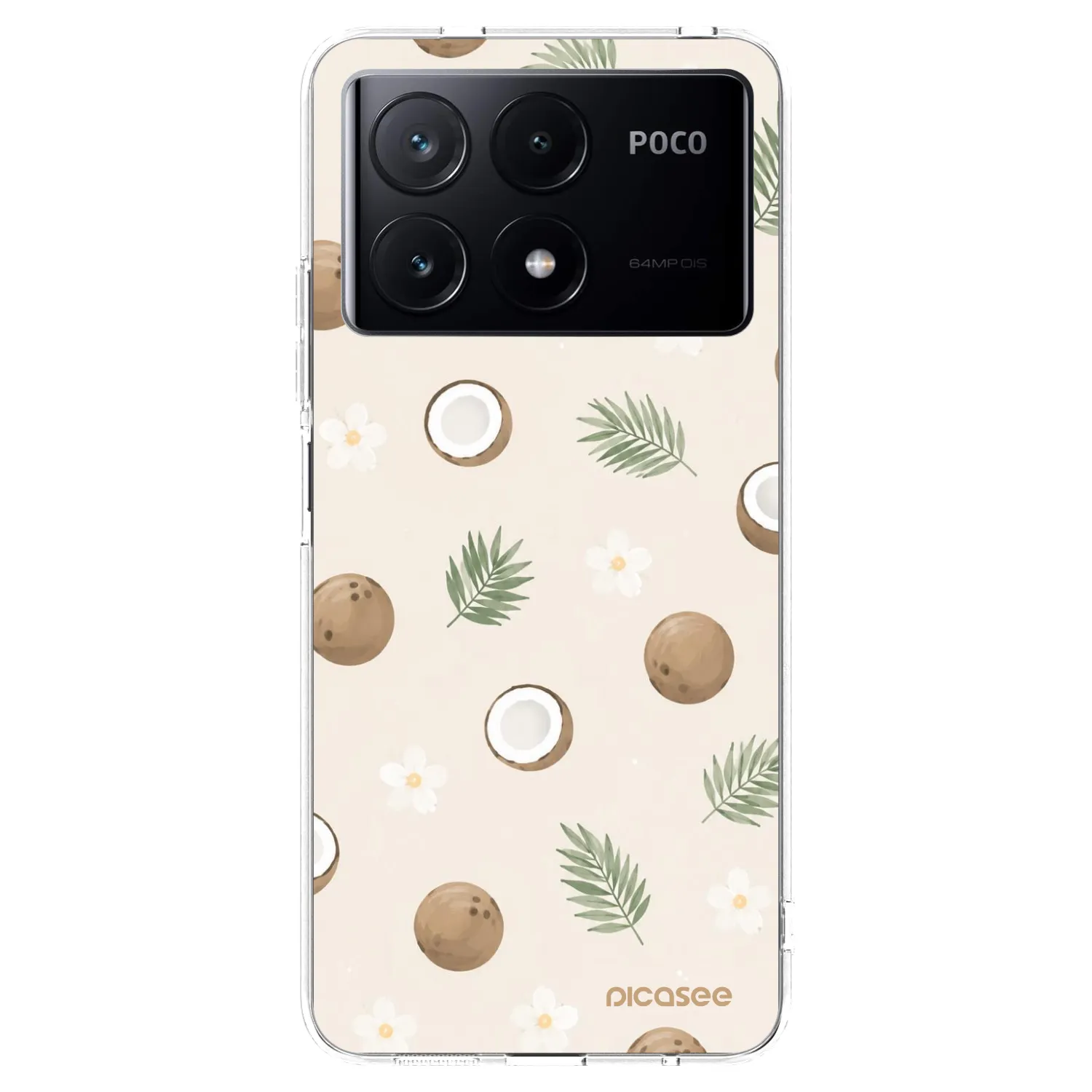 Picasee διαφανής θήκη σιλικόνης Xiaomi Poco X6 Pro - Coconut Breeze
