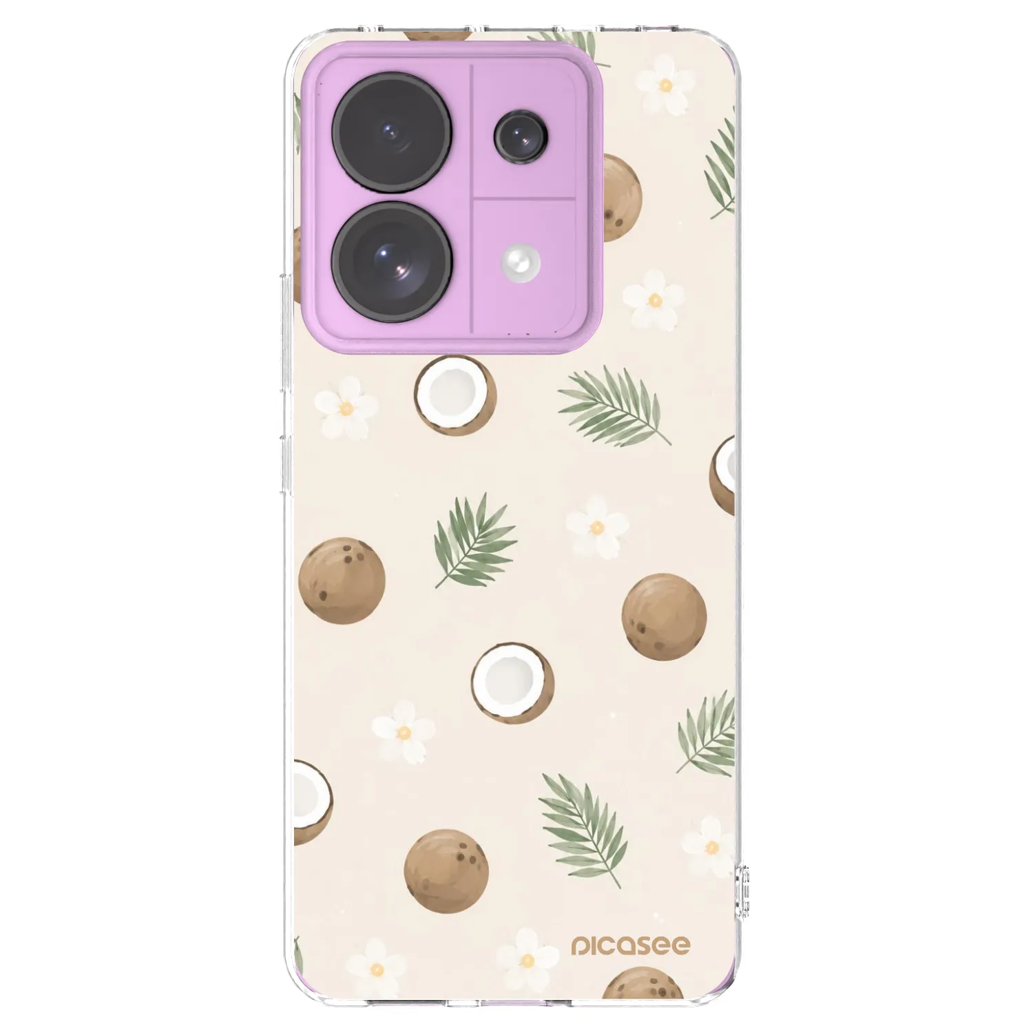 Picasee διαφανής θήκη σιλικόνης Xiaomi Redmi Note 13 Pro 5G - Coconut Breeze