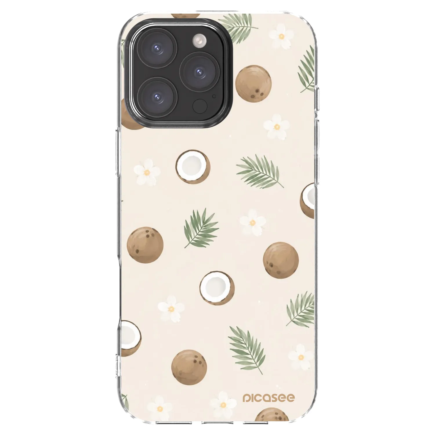 Picasee διαφανής θήκη σιλικόνης Apple iPhone 16 Pro Max - Coconut Breeze