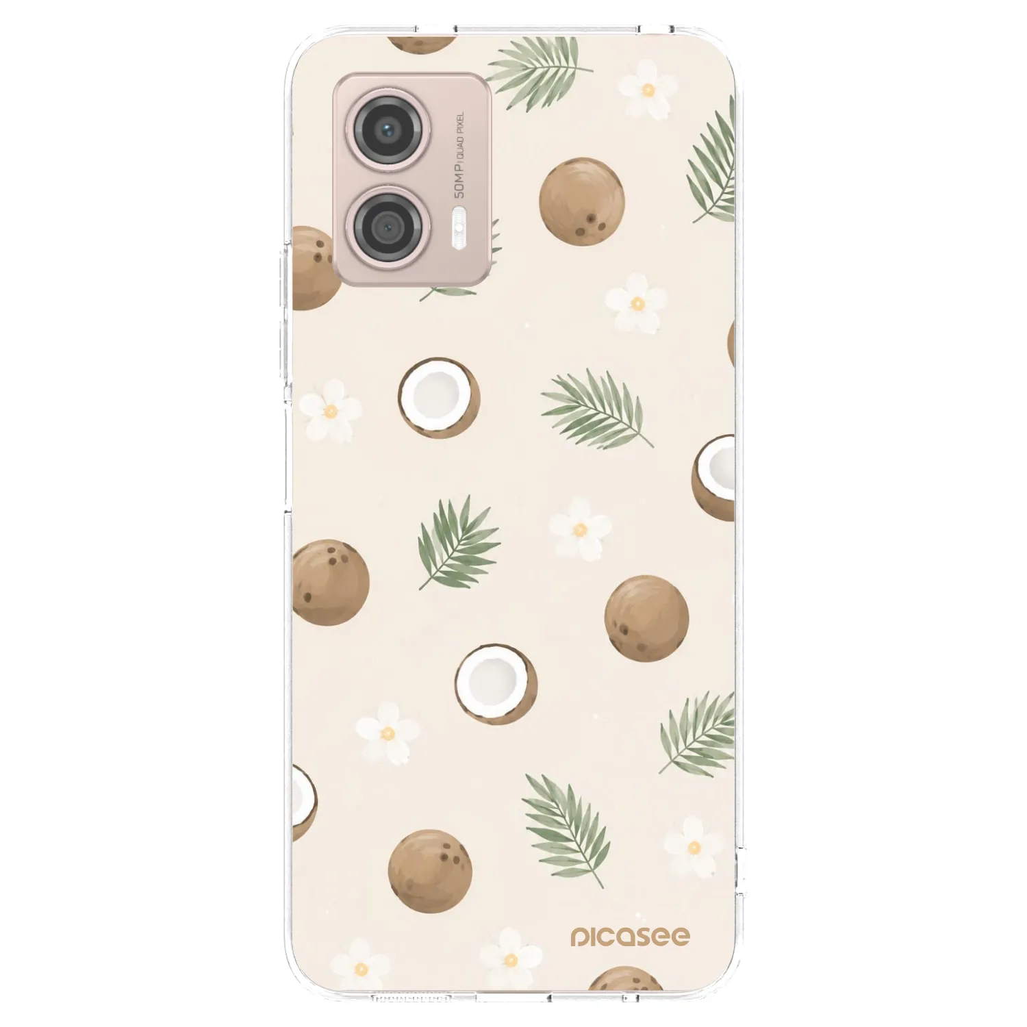 Picasee διαφανής θήκη σιλικόνης Motorola Moto G53 5G - Coconut Breeze