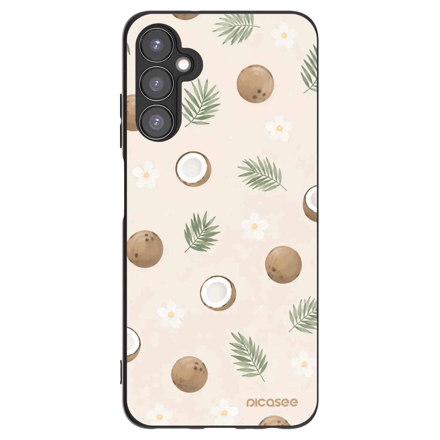 Picasee Μαύρη θήκη σιλικόνης για Samsung Galaxy A05s A057G - Coconut Breeze