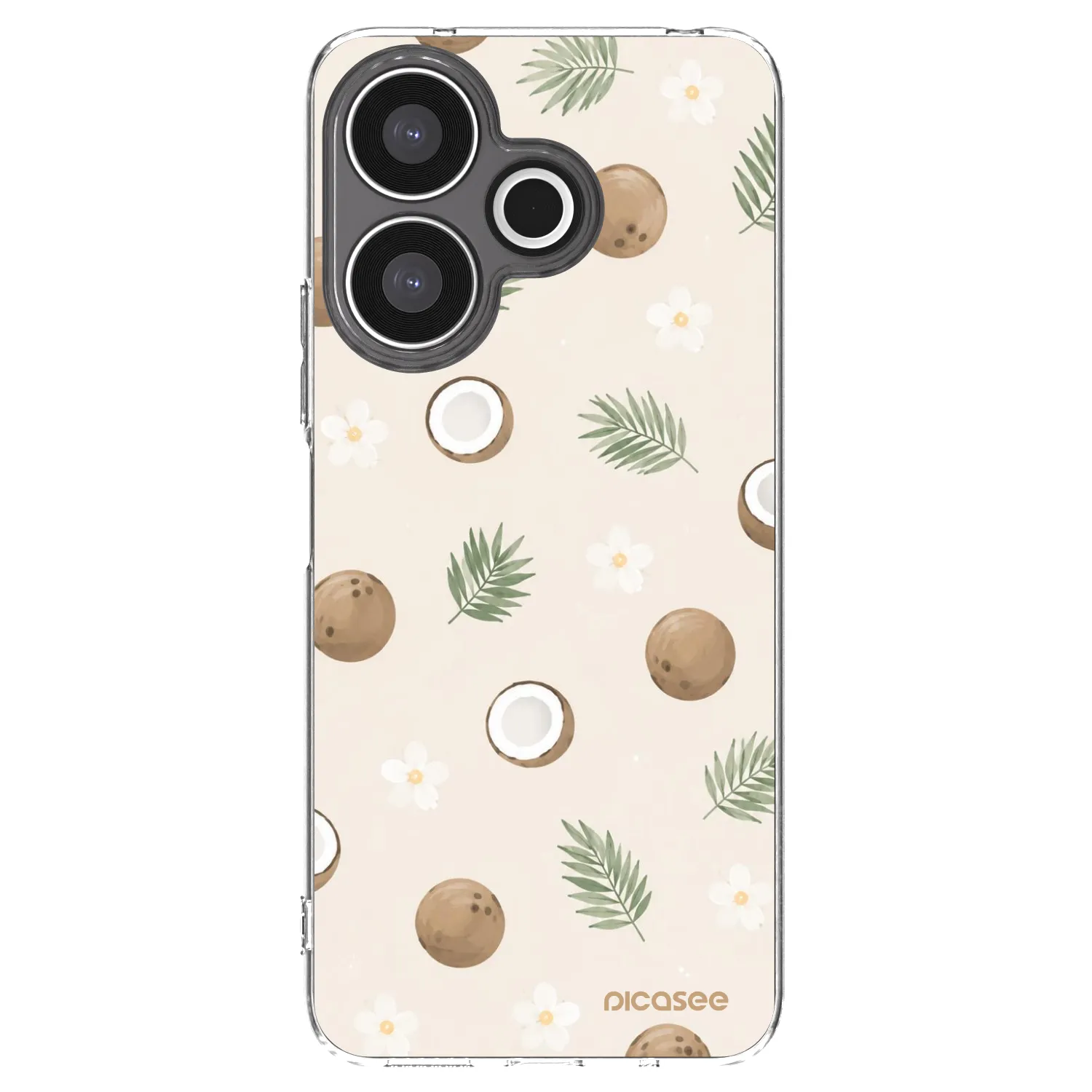 Picasee διαφανής θήκη σιλικόνης Xiaomi Redmi 13 4G - Coconut Breeze