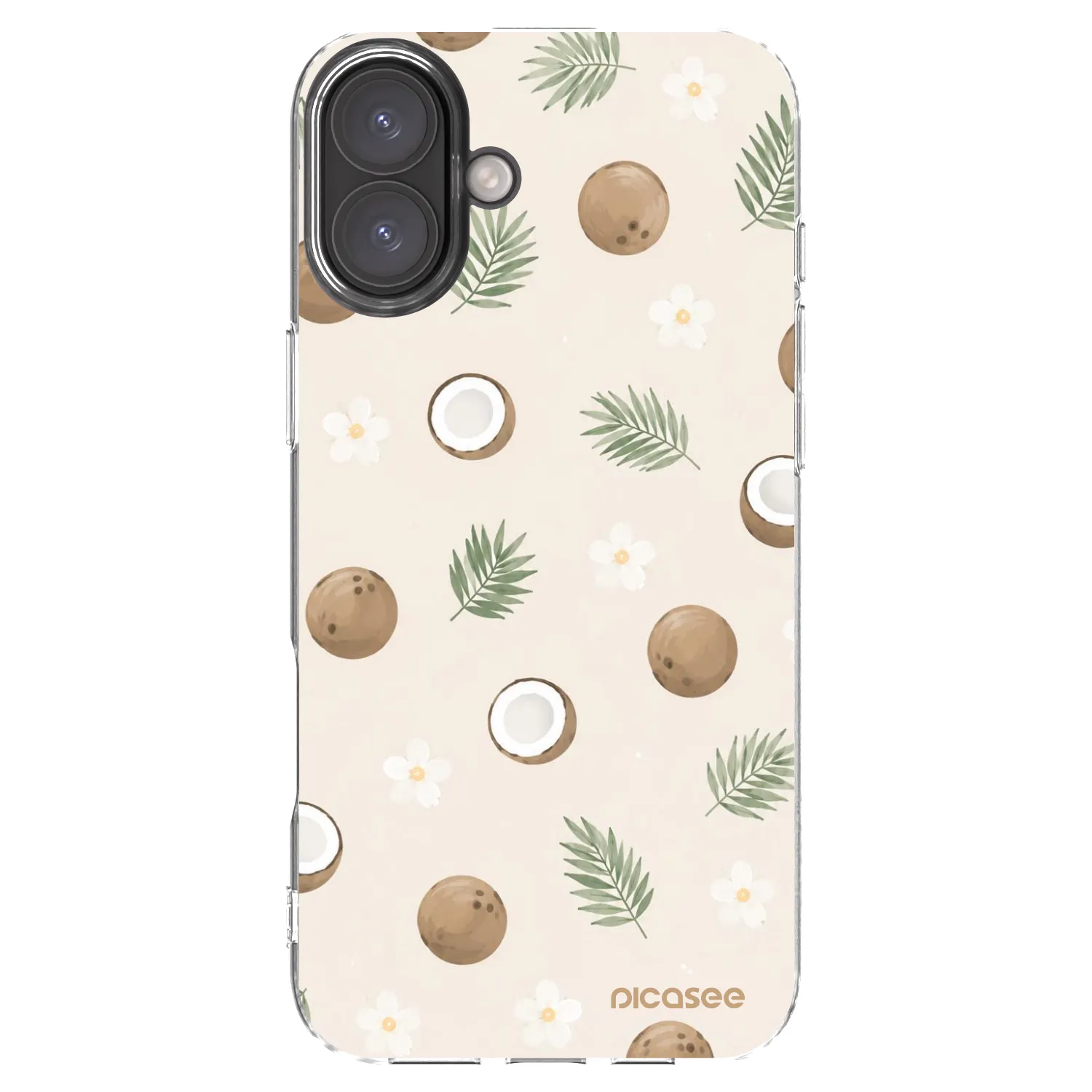 Picasee διαφανής θήκη σιλικόνης Apple iPhone 16 Plus - Coconut Breeze