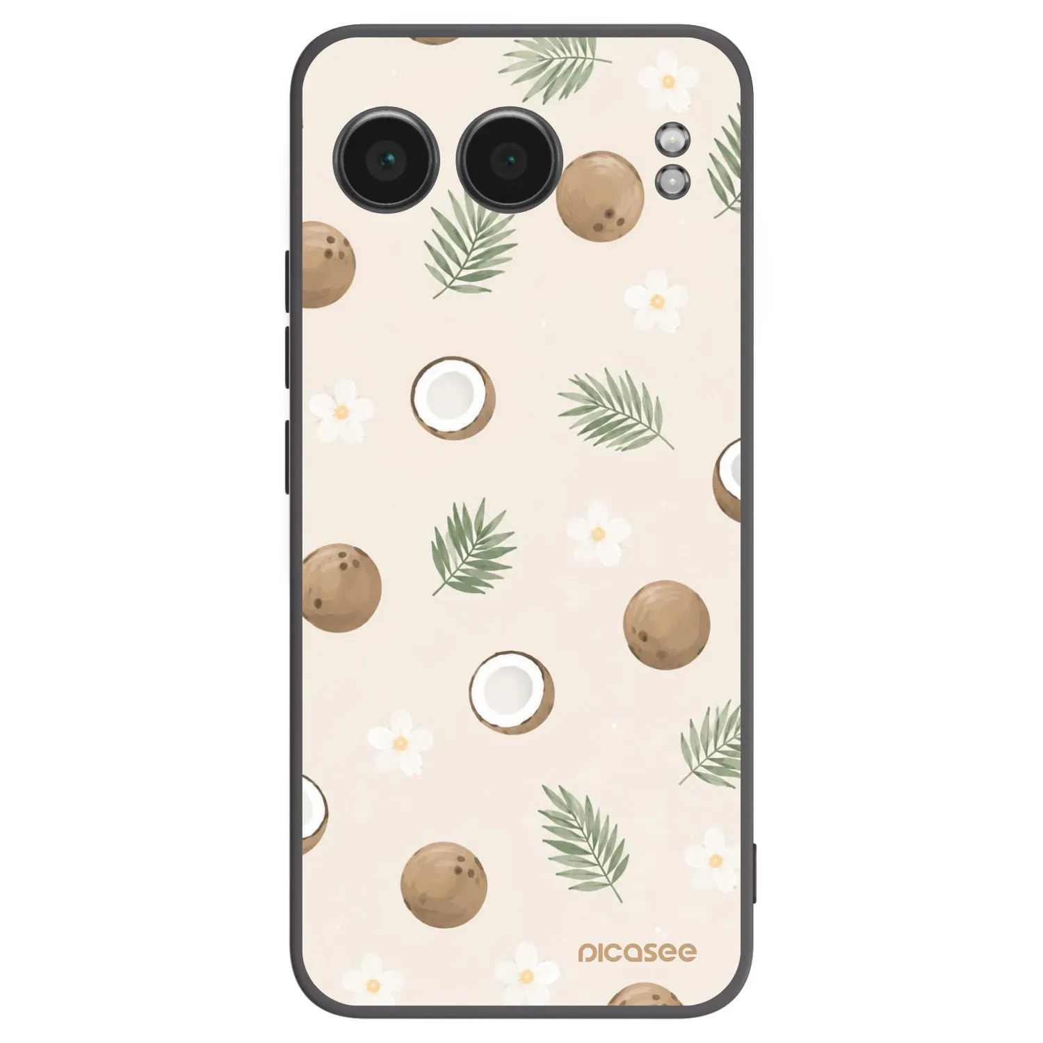 Picasee Μαύρη θήκη σιλικόνης για OnePlus Nord 4 - Coconut Breeze