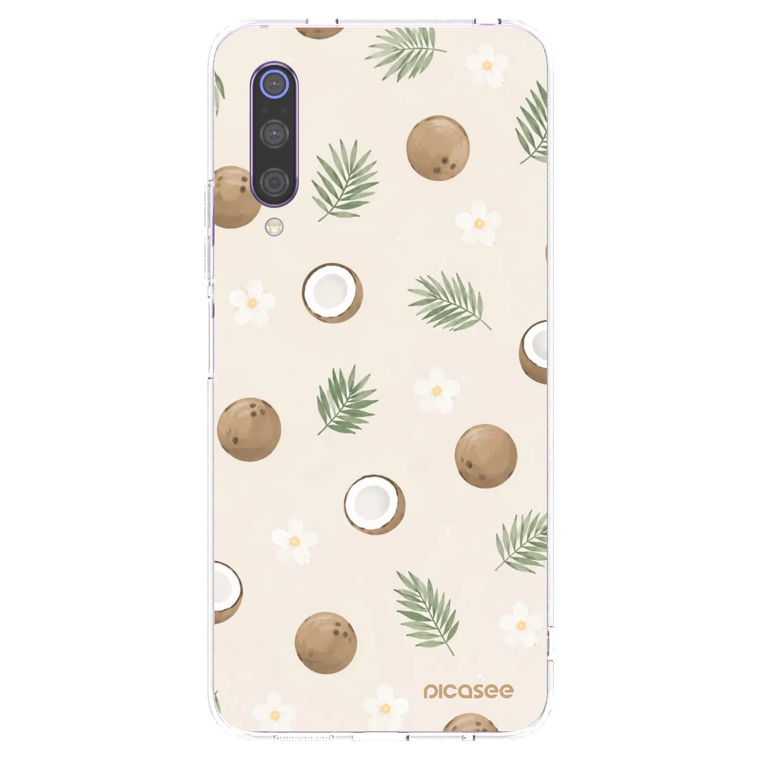 Picasee διαφανής θήκη σιλικόνης Xiaomi Mi 9 - Coconut Breeze