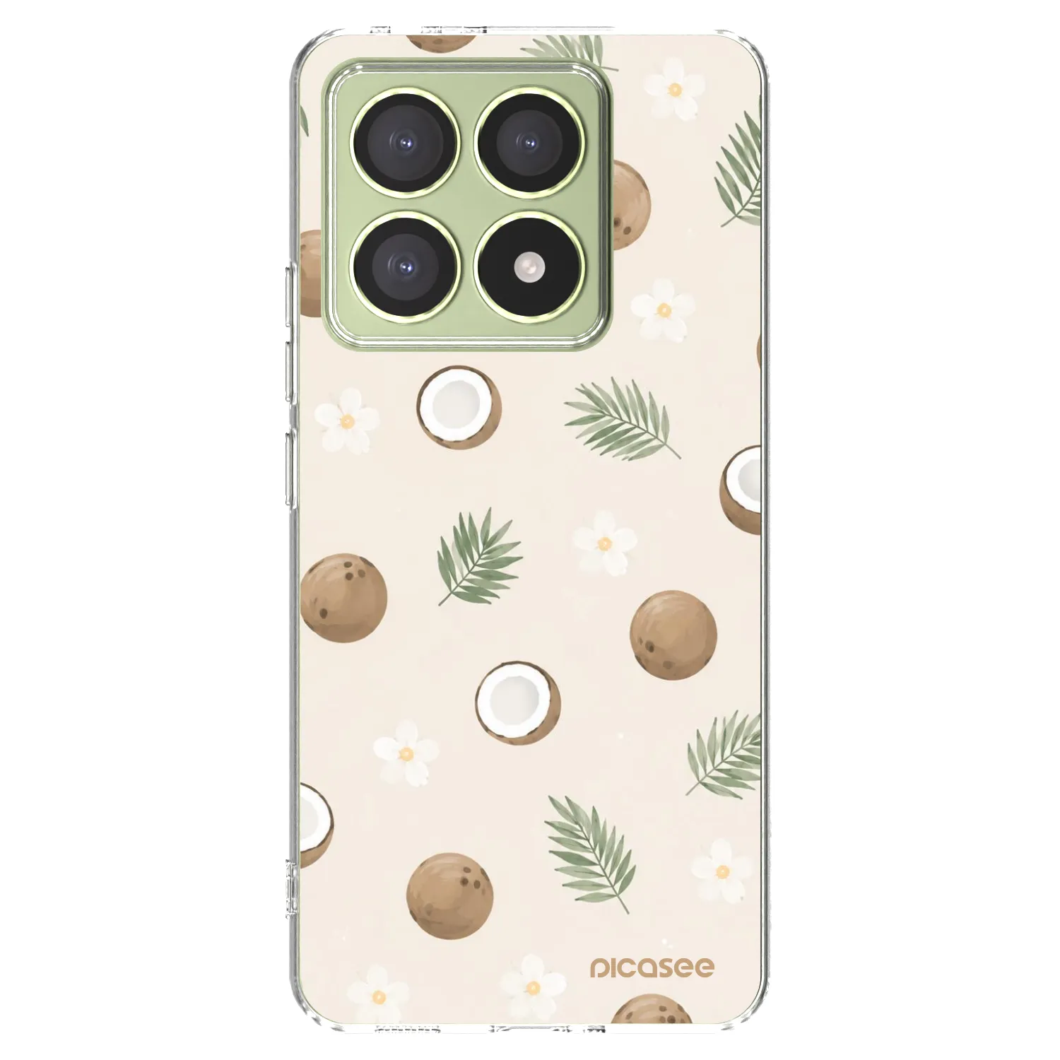 Picasee διαφανής θήκη σιλικόνης Xiaomi 14T - Coconut Breeze