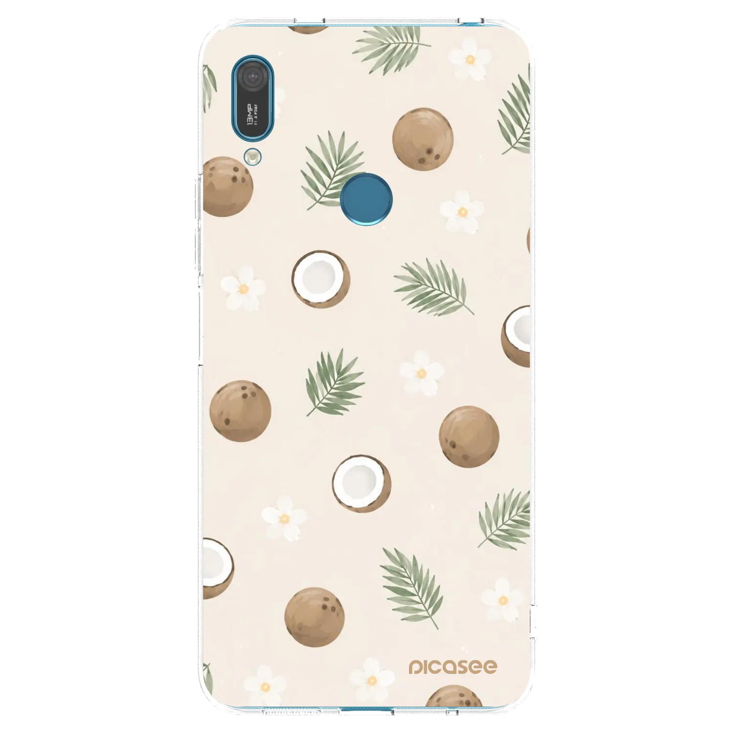 Picasee διαφανής θήκη σιλικόνης Huawei Y7 2019 - Coconut Breeze