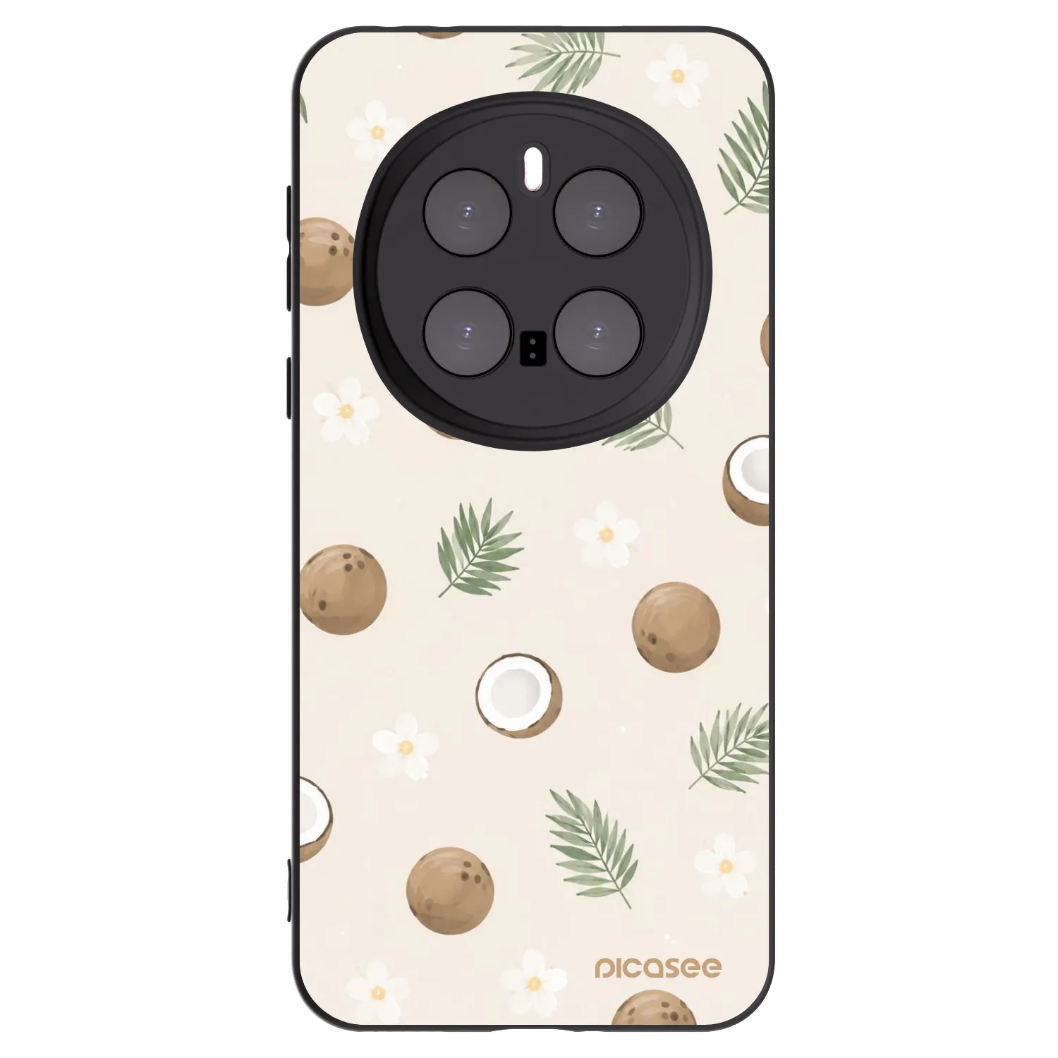 Picasee Μαύρη θήκη σιλικόνης για Honor Magic7 Pro 5G - Coconut Breeze