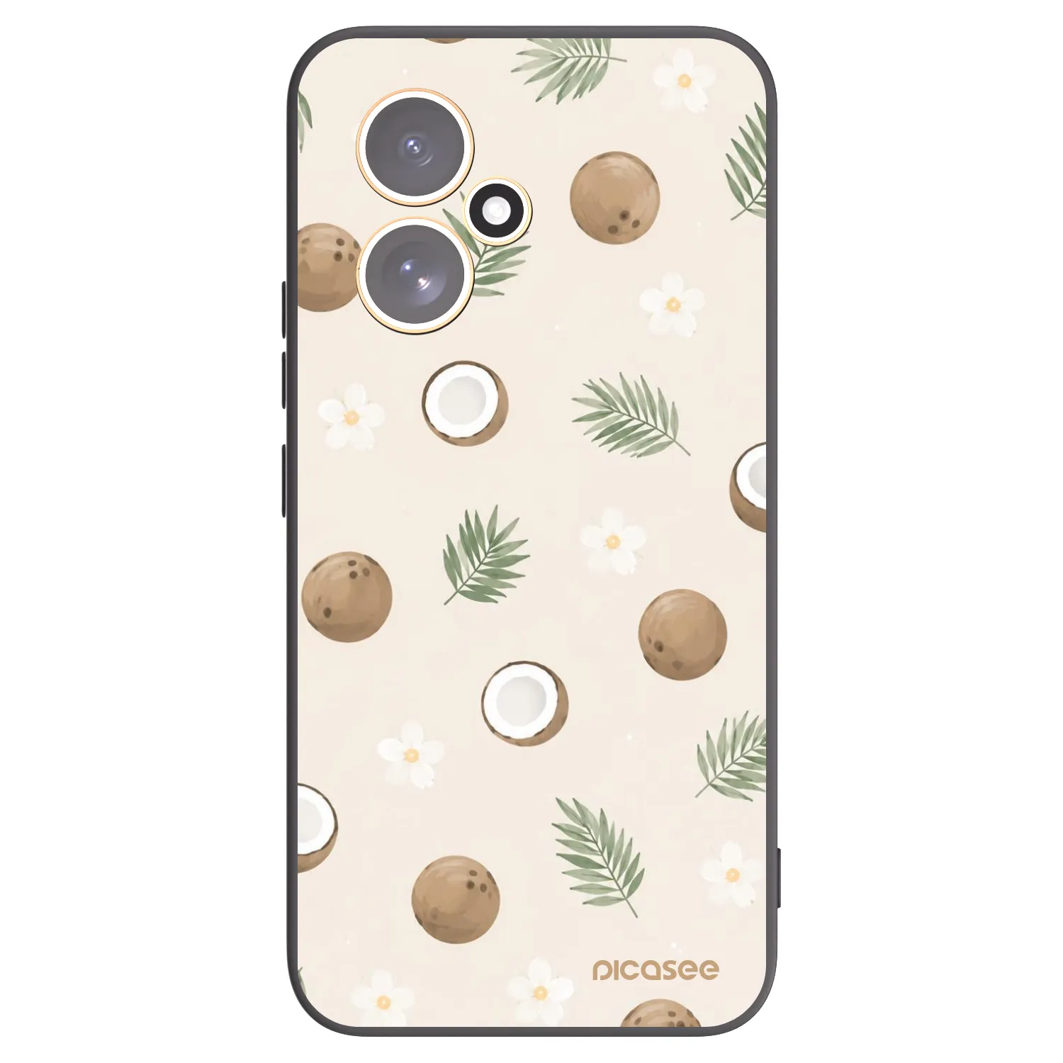 Picasee Μαύρη θήκη σιλικόνης για Honor 400 5G - Coconut Breeze