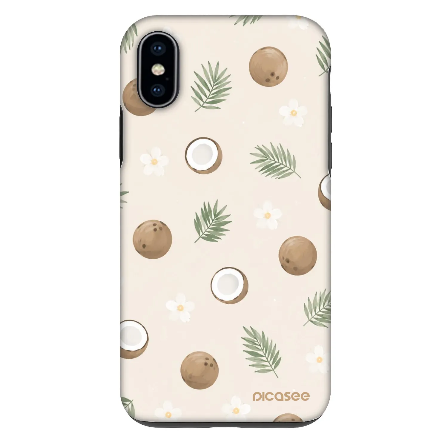 Picasee Fashion Case για Apple iPhone X/XS - Coconut Breeze