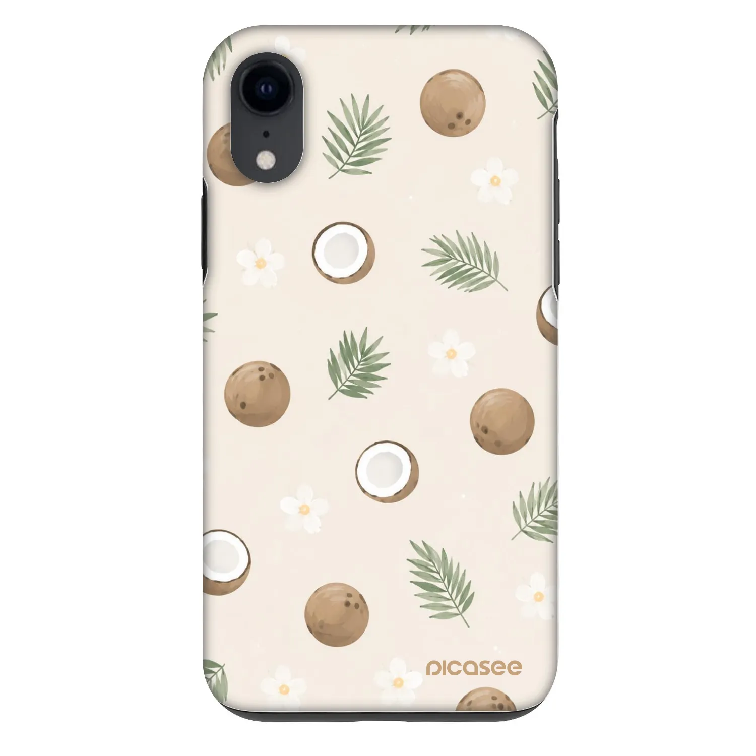 Picasee Fashion Case για Apple iPhone XR - Coconut Breeze