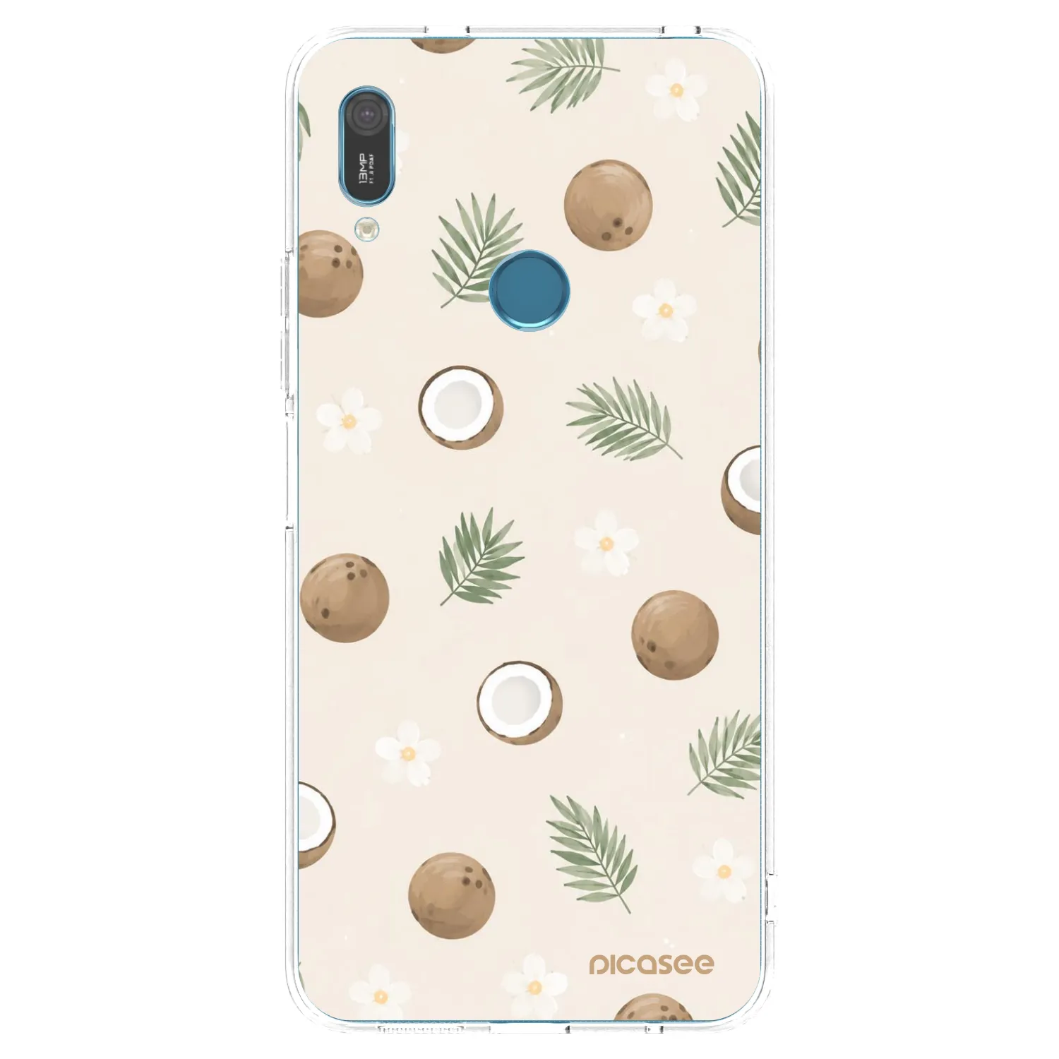 Picasee διαφανής θήκη σιλικόνης Huawei Y6 2019 - Coconut Breeze