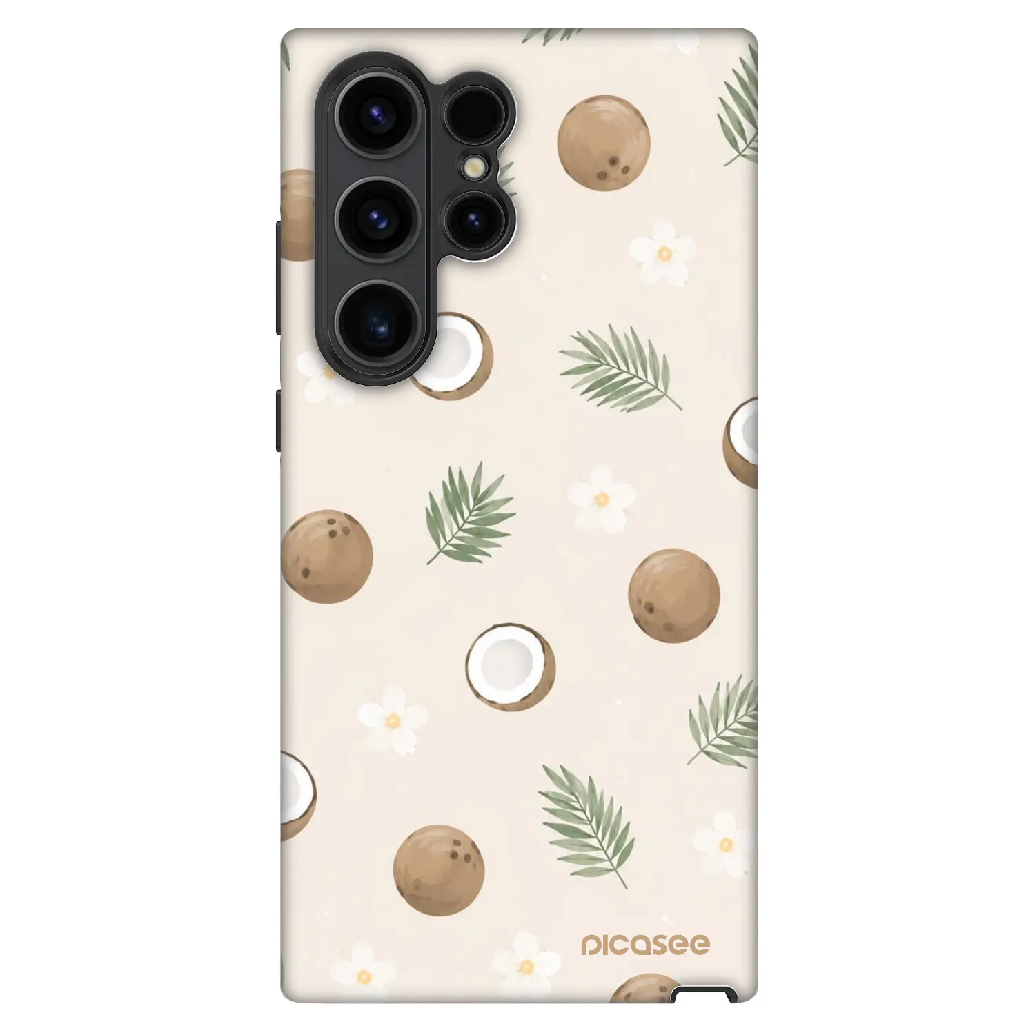 Picasee Fashion Case για Samsung Galaxy S23 Ultra 5G - Coconut Breeze