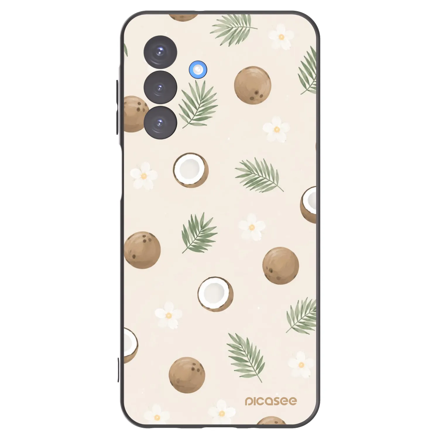 Picasee Μαύρη θήκη σιλικόνης για Samsung Galaxy A17 5G - Coconut Breeze