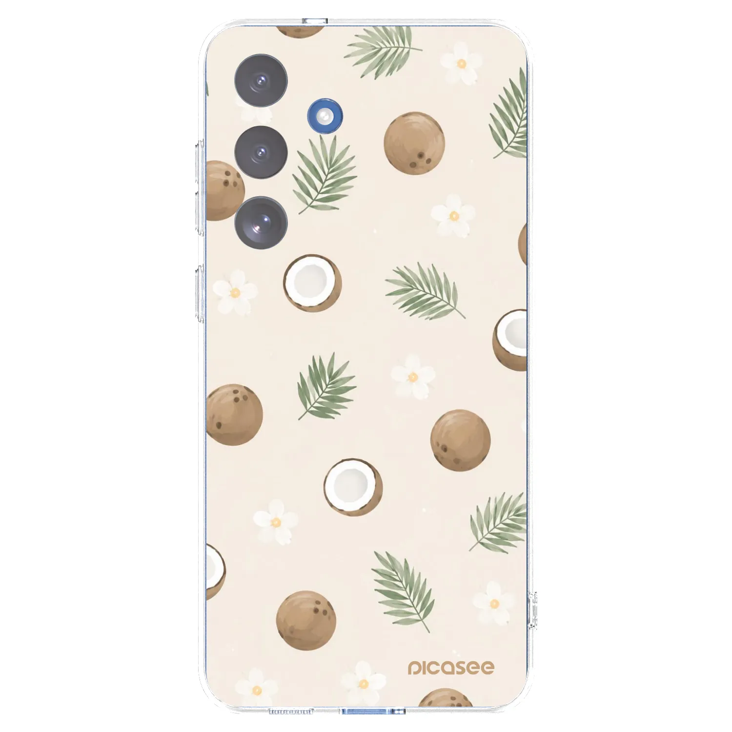 Picasee διαφανής θήκη σιλικόνης Samsung Galaxy S25 FE 5G - Coconut Breeze