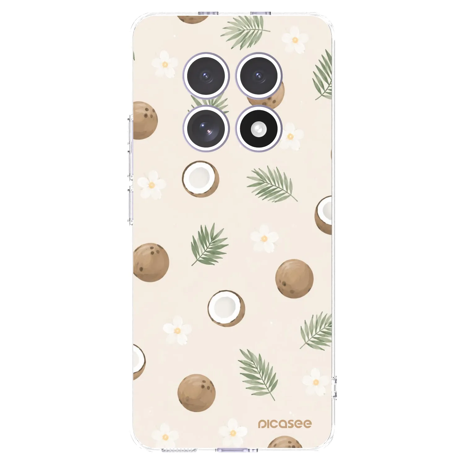Picasee διαφανής θήκη σιλικόνης Xiaomi Redmi Note 15 4G - Coconut Breeze