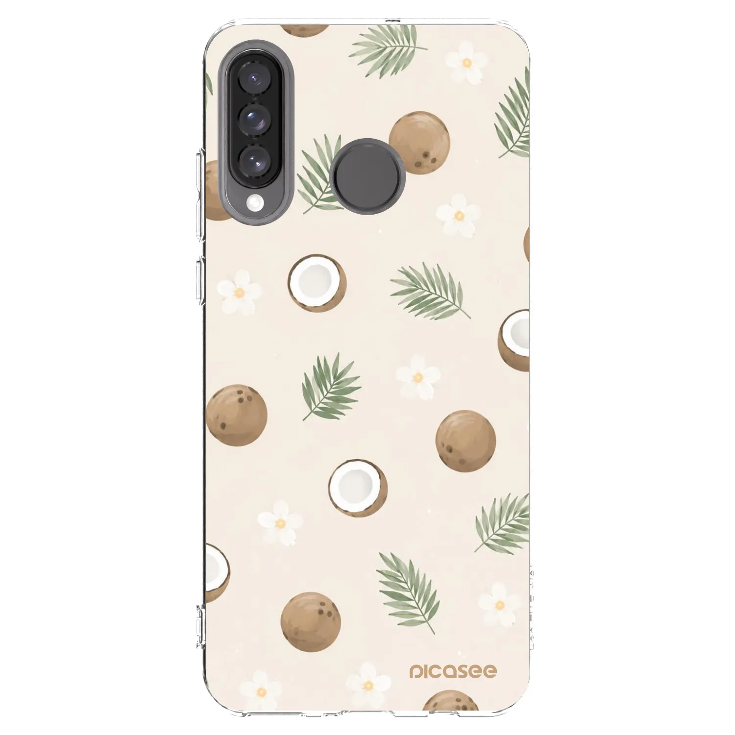 Picasee διαφανής θήκη σιλικόνης Huawei P30 Lite - Coconut Breeze